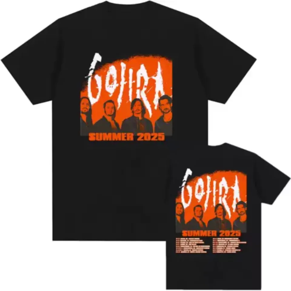 New Gojira Summer 2025 Tour T-Shirt For Fans Double Sided