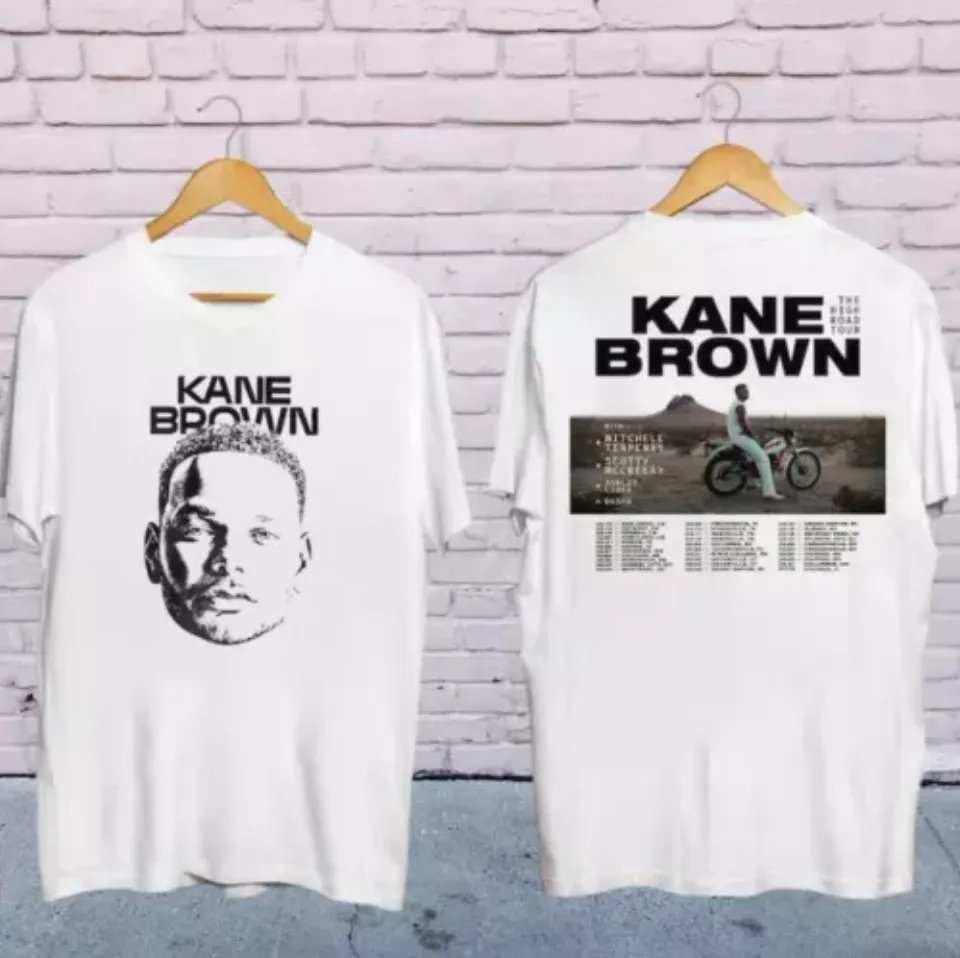 New Kane Brown 2025 Concert, 2025 Kane Brown The High Road Tour T-Shirt