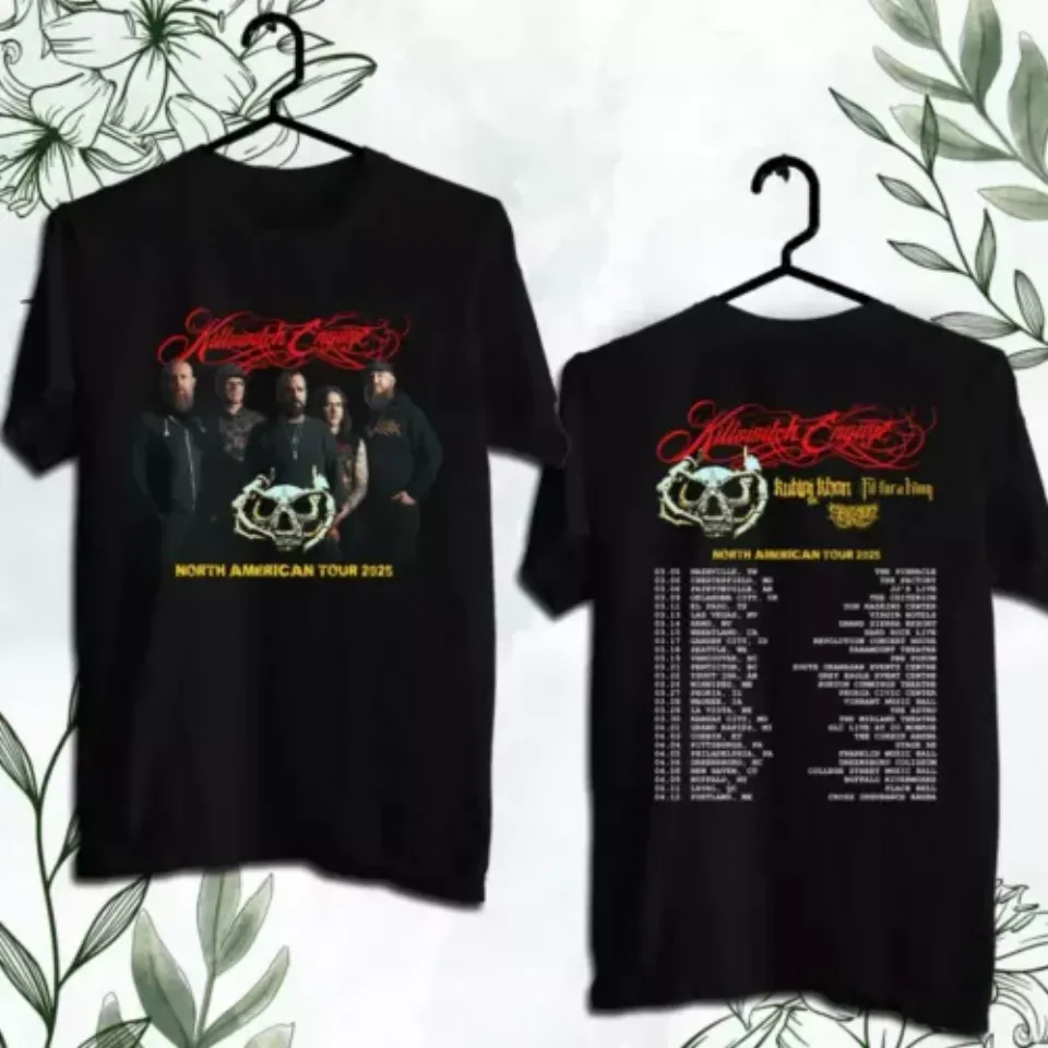Killswitch Engage American Tour 2025 Music T-Shirt