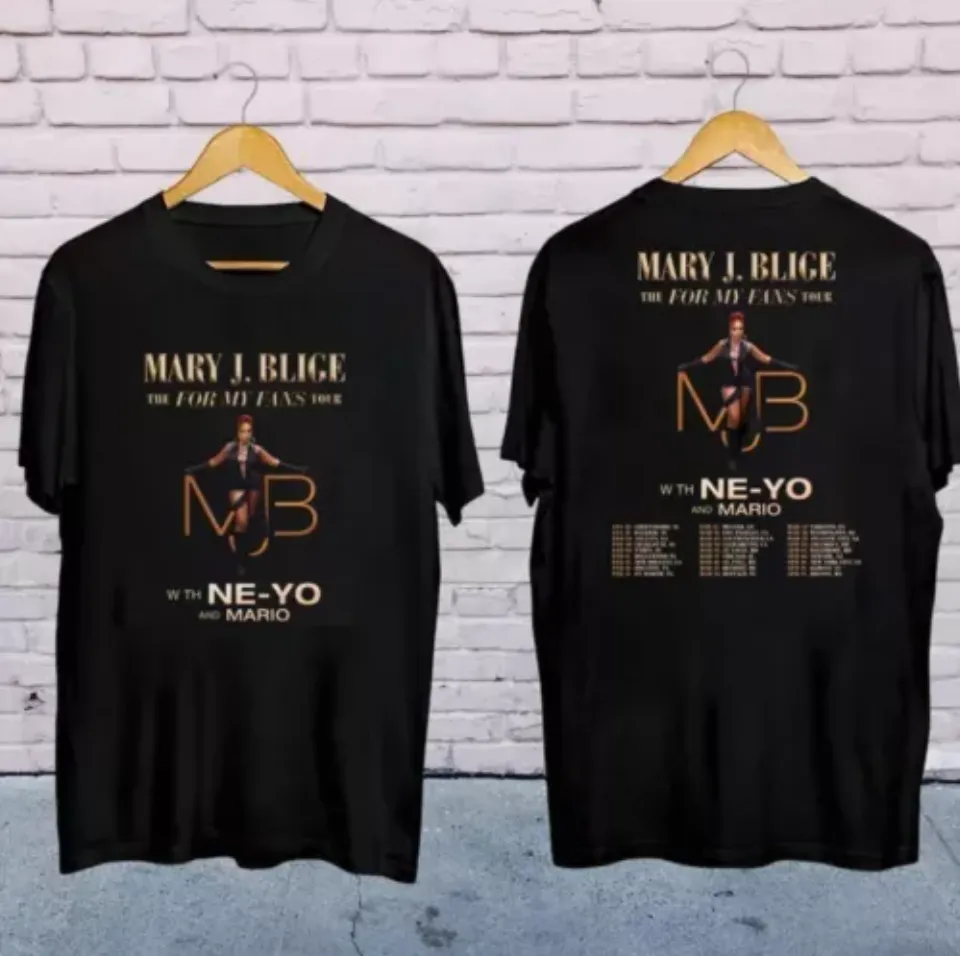 New Mary J Blige The For My Fans Tour 2025 T-Shirt, Mary J Blige 2025 Concert