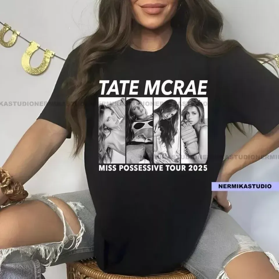 New Tate Mcrae Miss Possessive World Tour 2025 T-Shirt