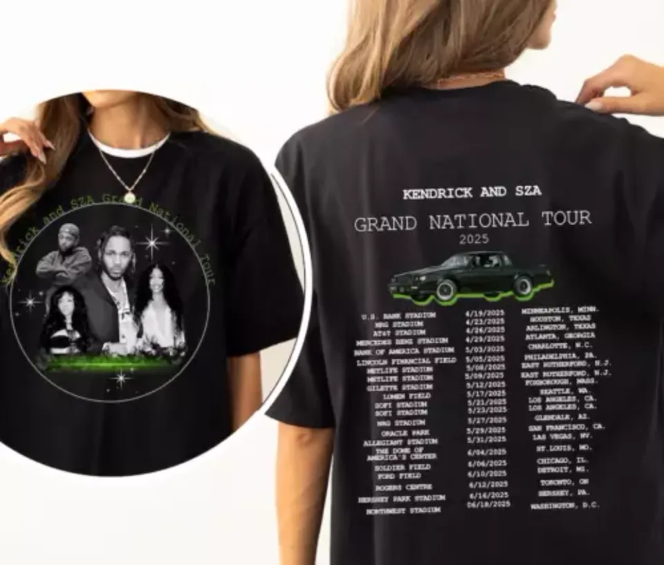 Kendrick & Sza Grand National Tour 2025 Gildan Unisex T-Shirt