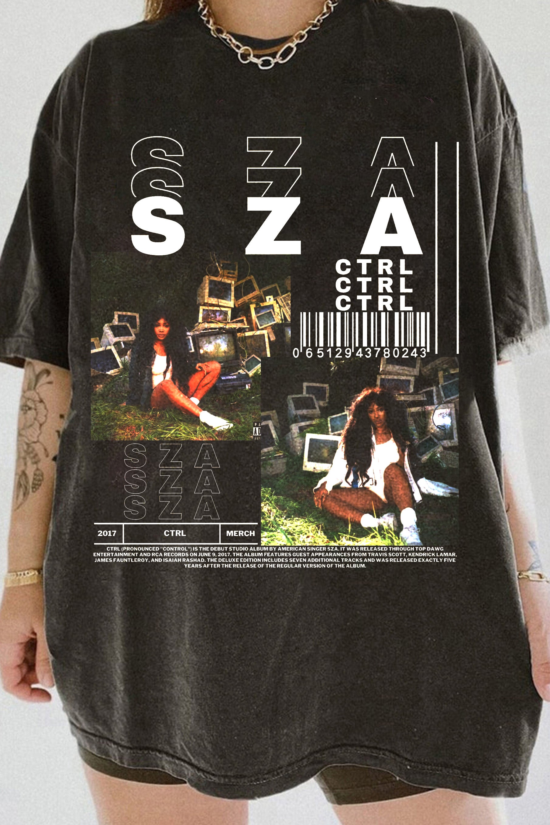 New Vintage Sza Rapper Tee For Women