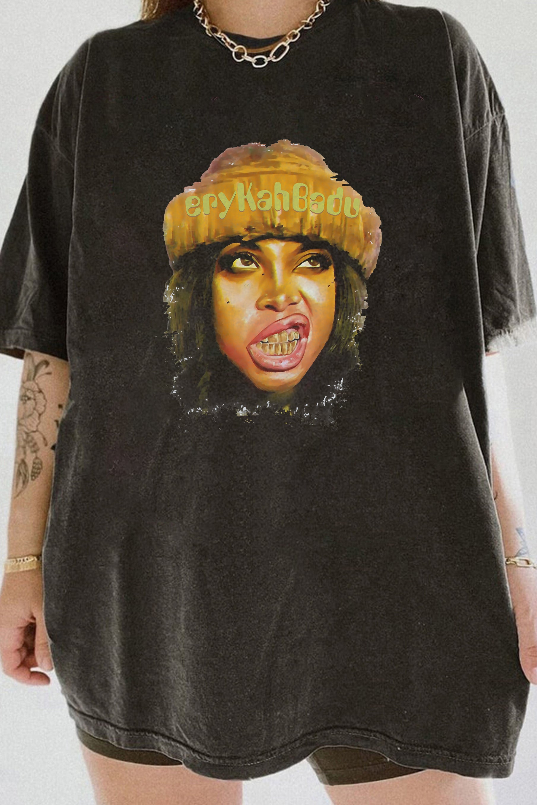 New Erykah 90s Music Rock Tee For Women