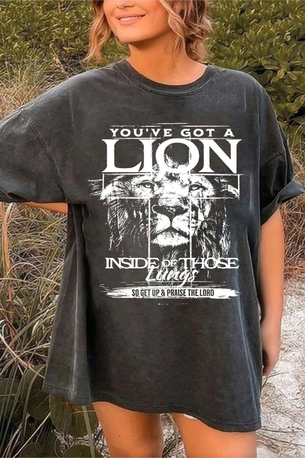 New You’ve Got A Lion Inside Of Those Lungs Tee For Women