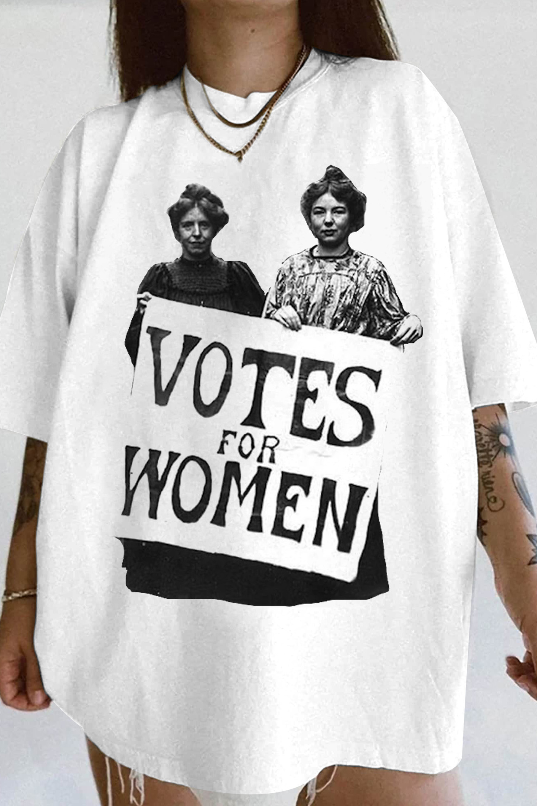 New Women’s Suffrage Votes For Women Photo Right to Vote 100 Yrs Tee For Women