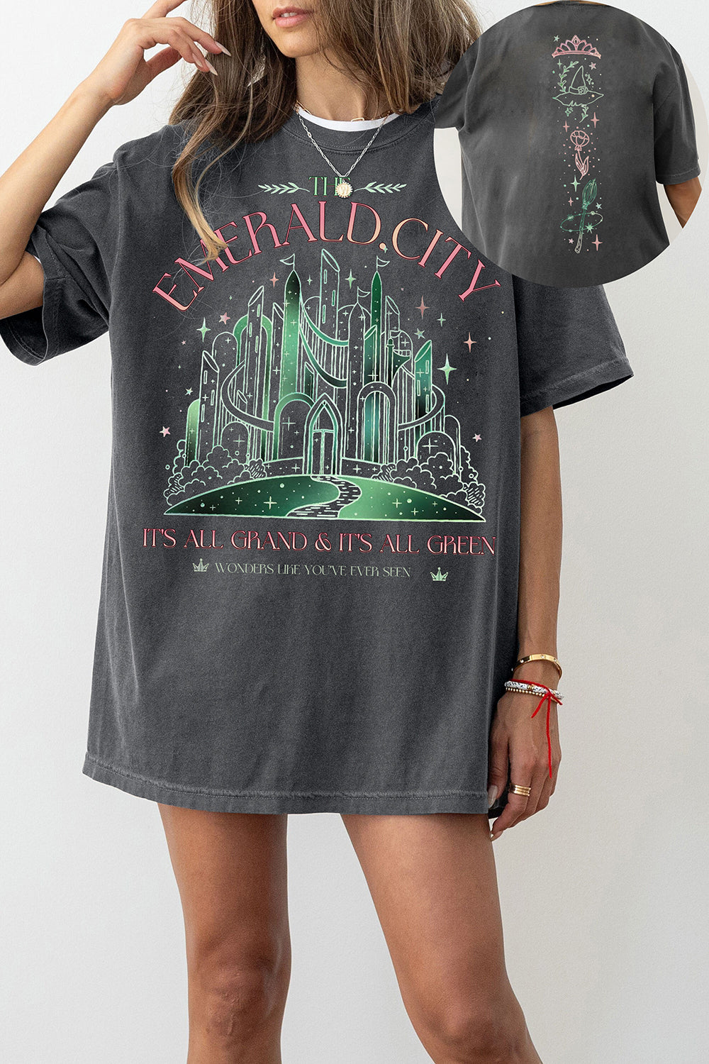 New Wizard Movie Emerald City Wizard University Tee For Women