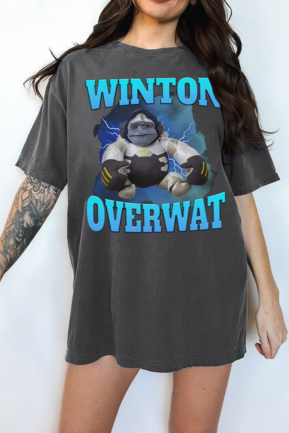New Winton Overwat Meme Funny Gaming Tee For Women