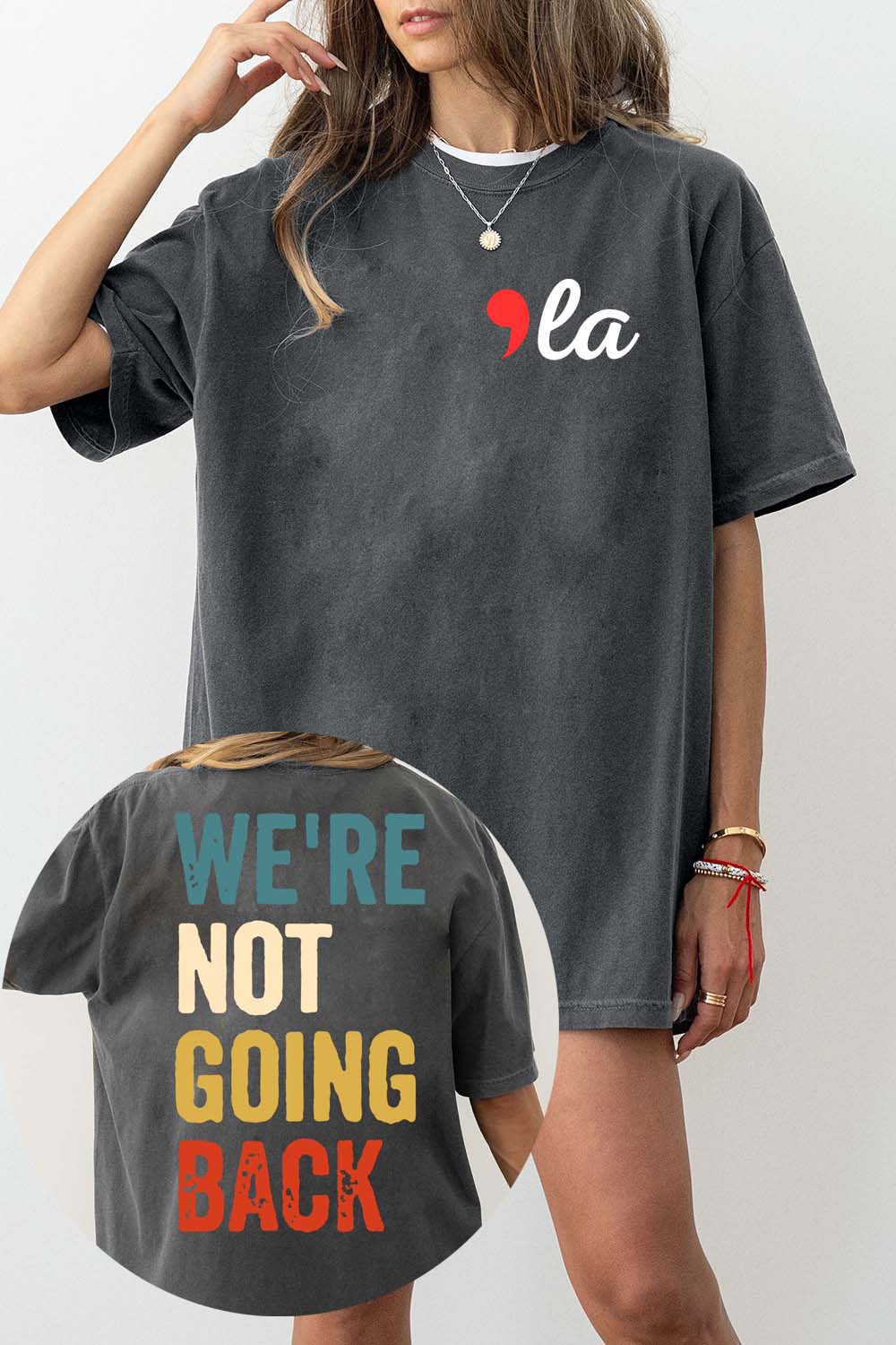 New We Are NOT Going Back Tee For Women