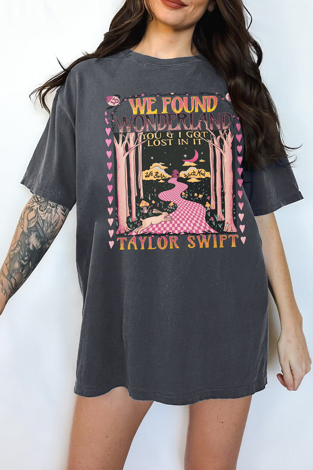 New We Found Wonderland Taylor Swift Tee For Women