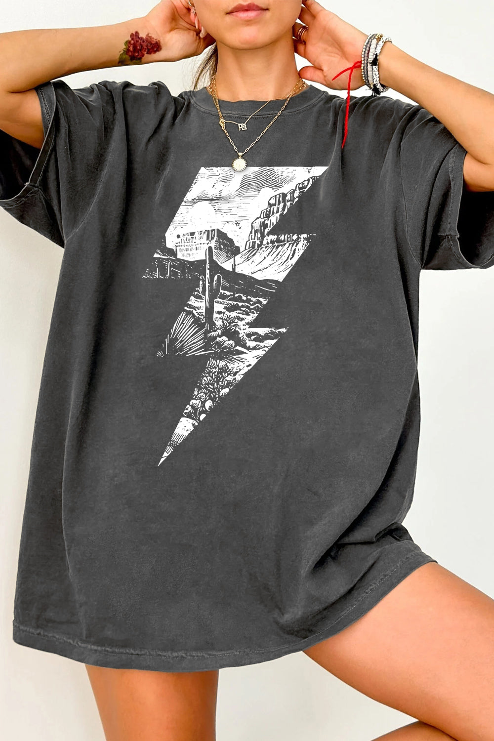 New Western Cowgirl Boho Desert Tee For Women