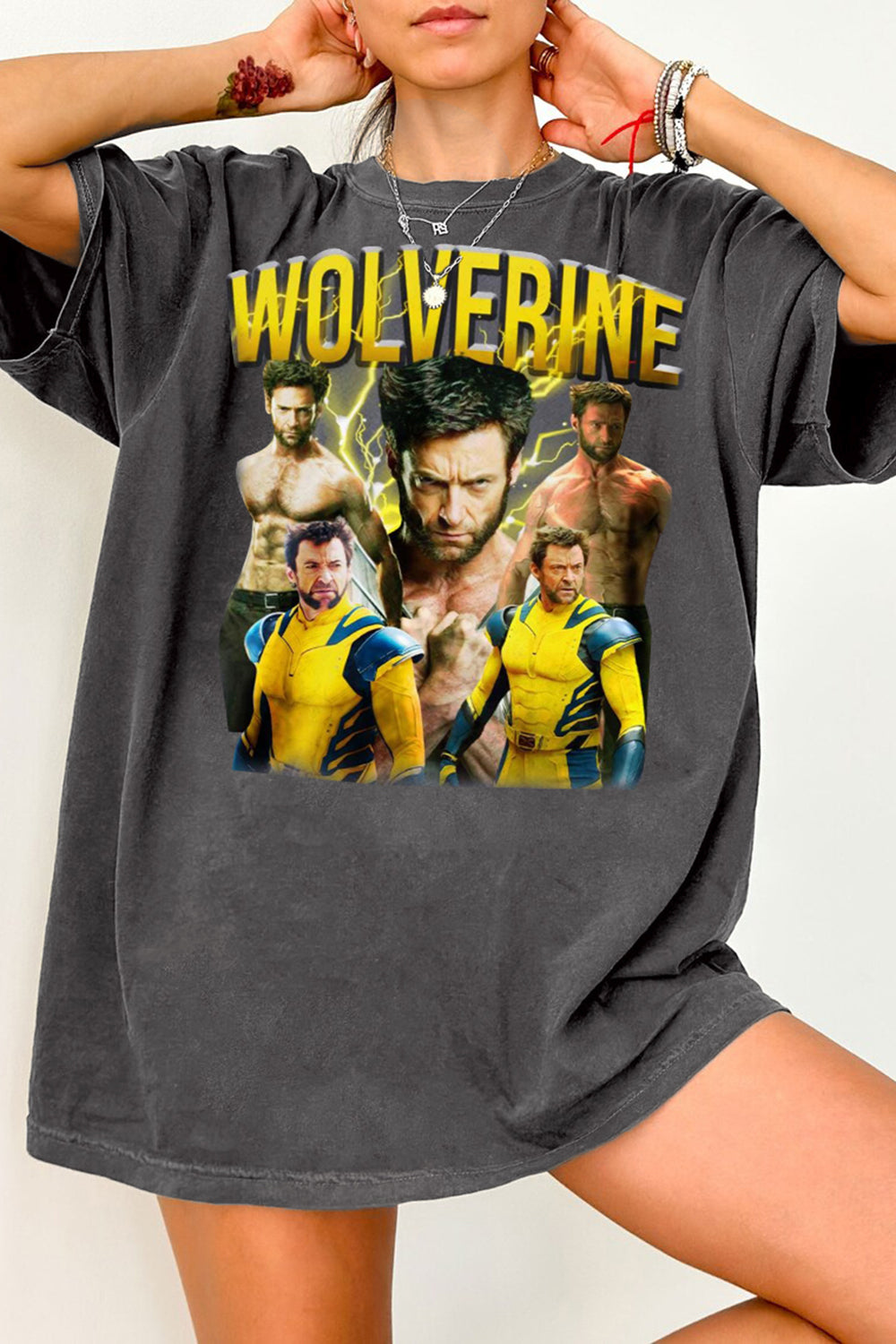 New Vintage Wolverine Merch Graphic Tee For Women