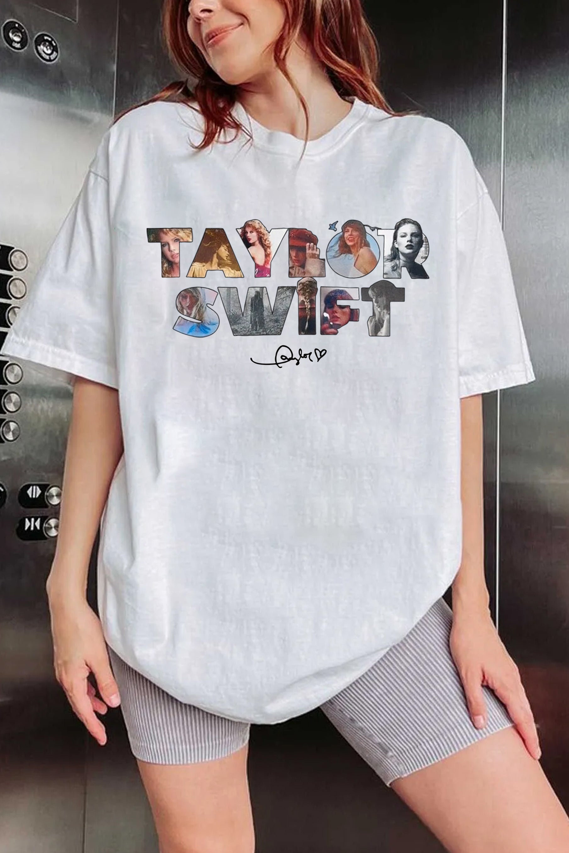 New Vintage Taylor Album Tee For Women