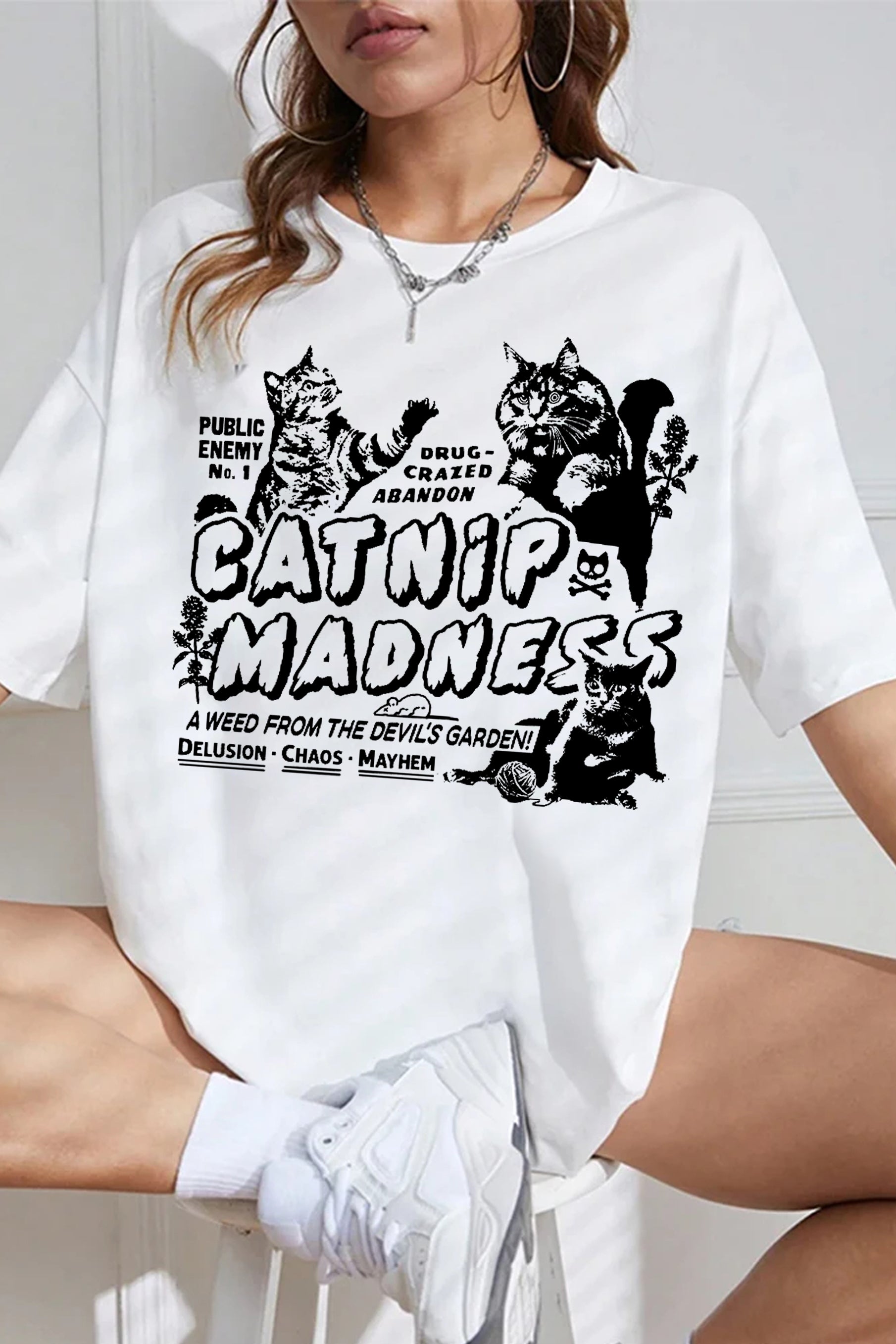 New Vintage Kitten Tee For Women