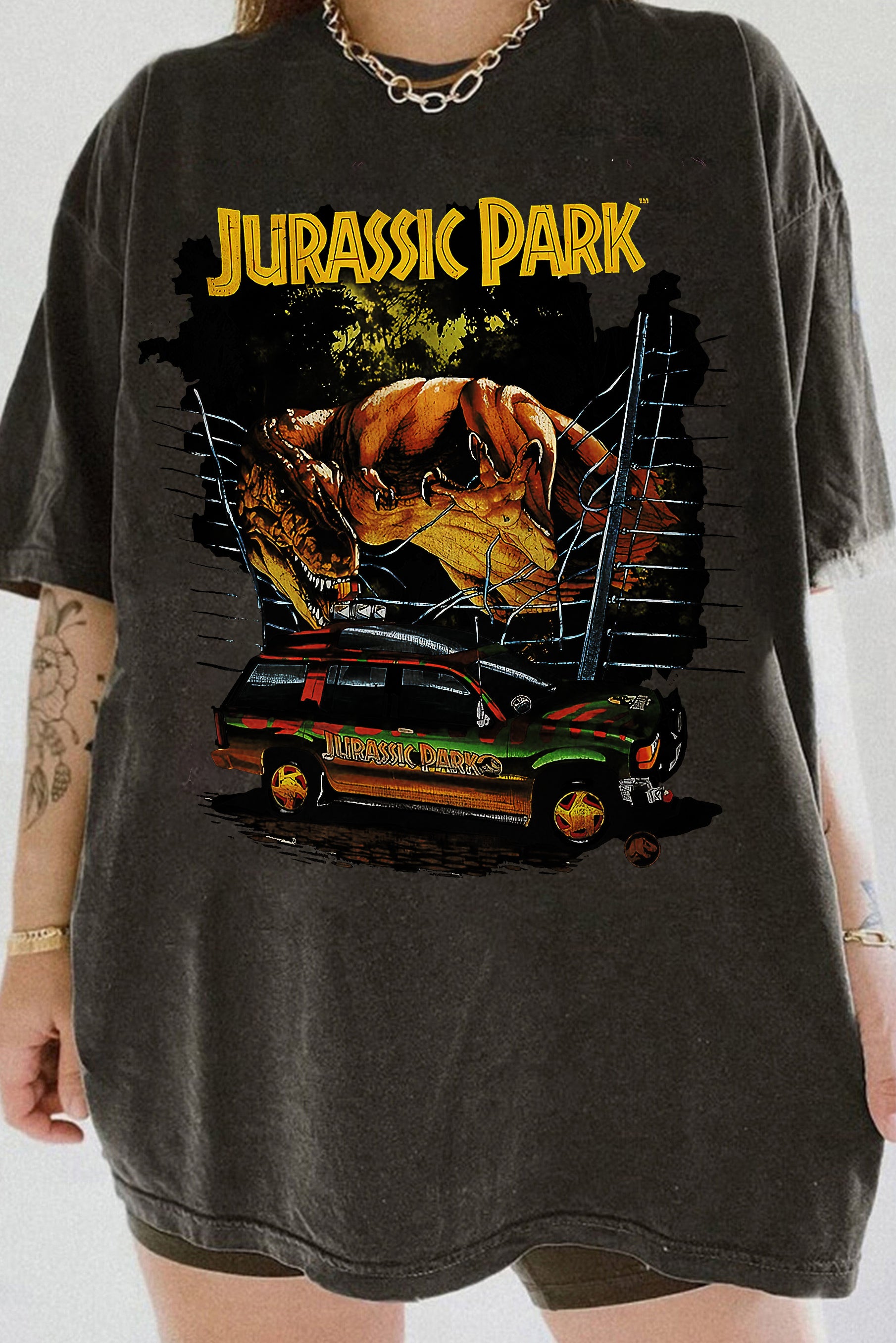 New Vintage Jurassic Park Tee For Women