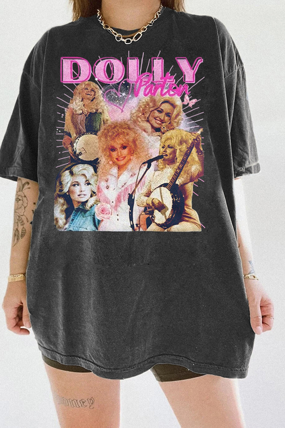 Vintage Dolly Parton Country Music Tee For Women