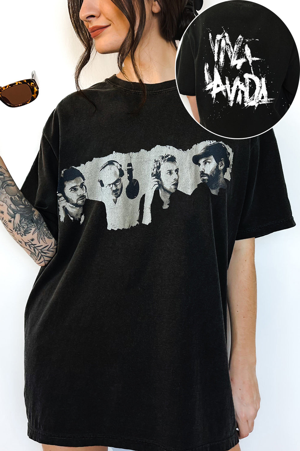 New Vintage Coldplay Tee For Women