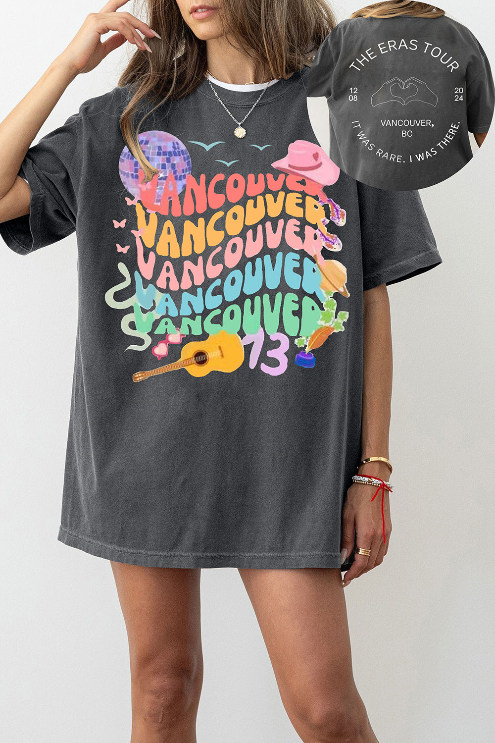 New Vancouver Night 3 Eras Tour Tee For Women