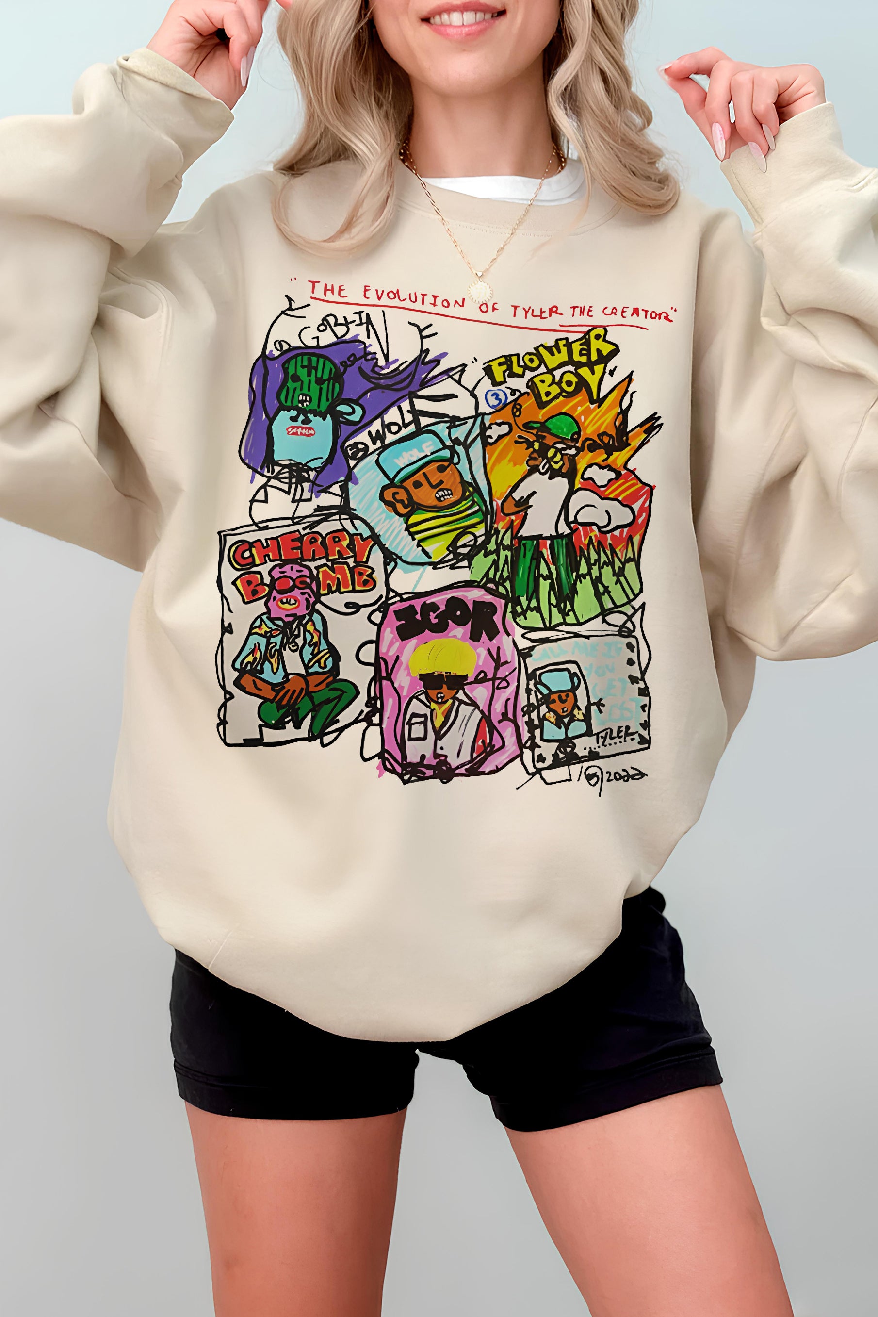 New TYLER THE CREATOR Fleece Sweatshirt For Women