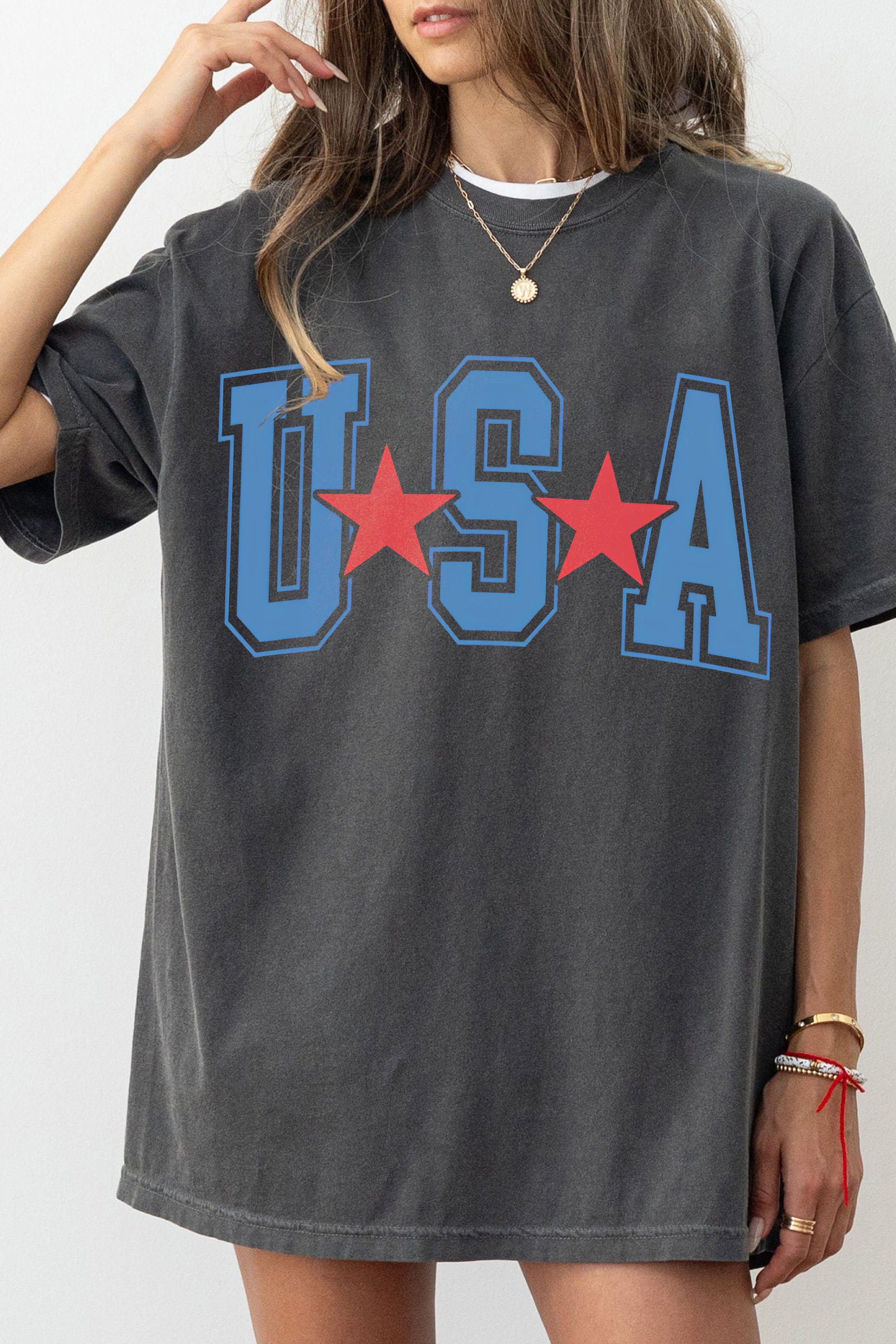 New USA 4th of July Tee For Women