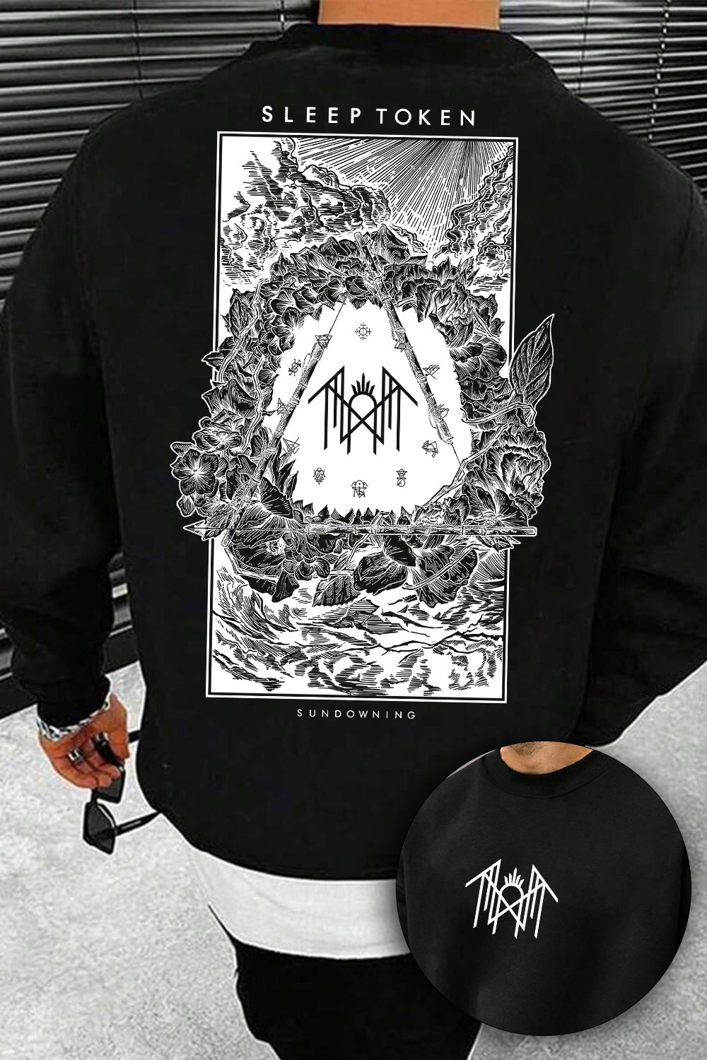 New Trendy Sleep Token Sweatshirt For Men