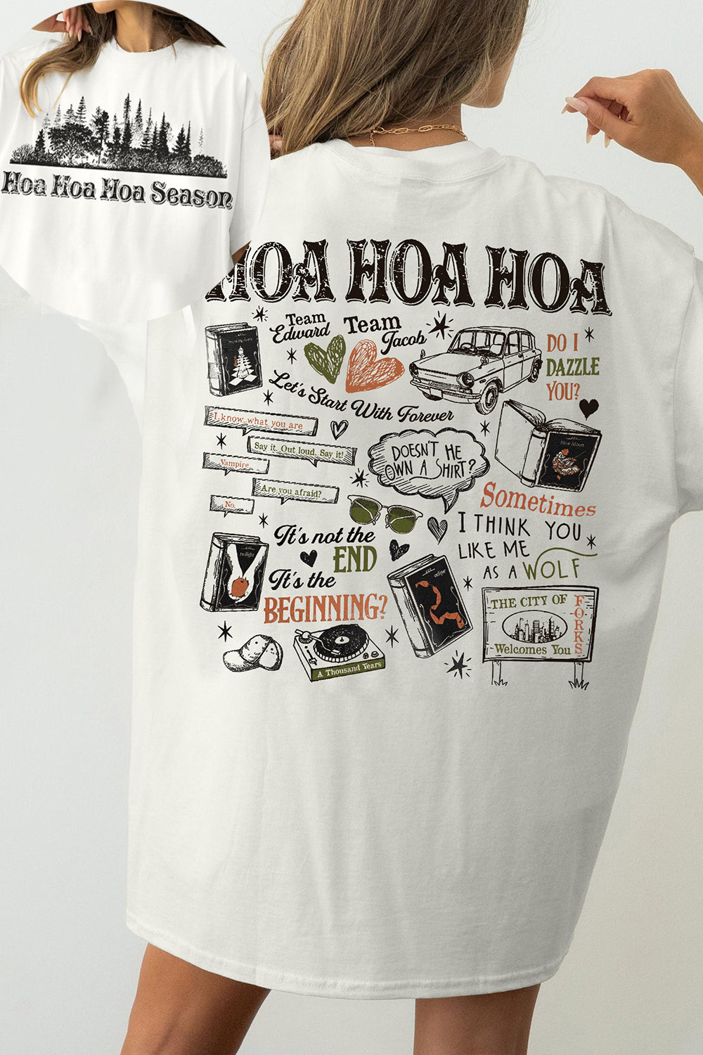 New Twilight Hoa Hoa Hoa Season Tee For Women