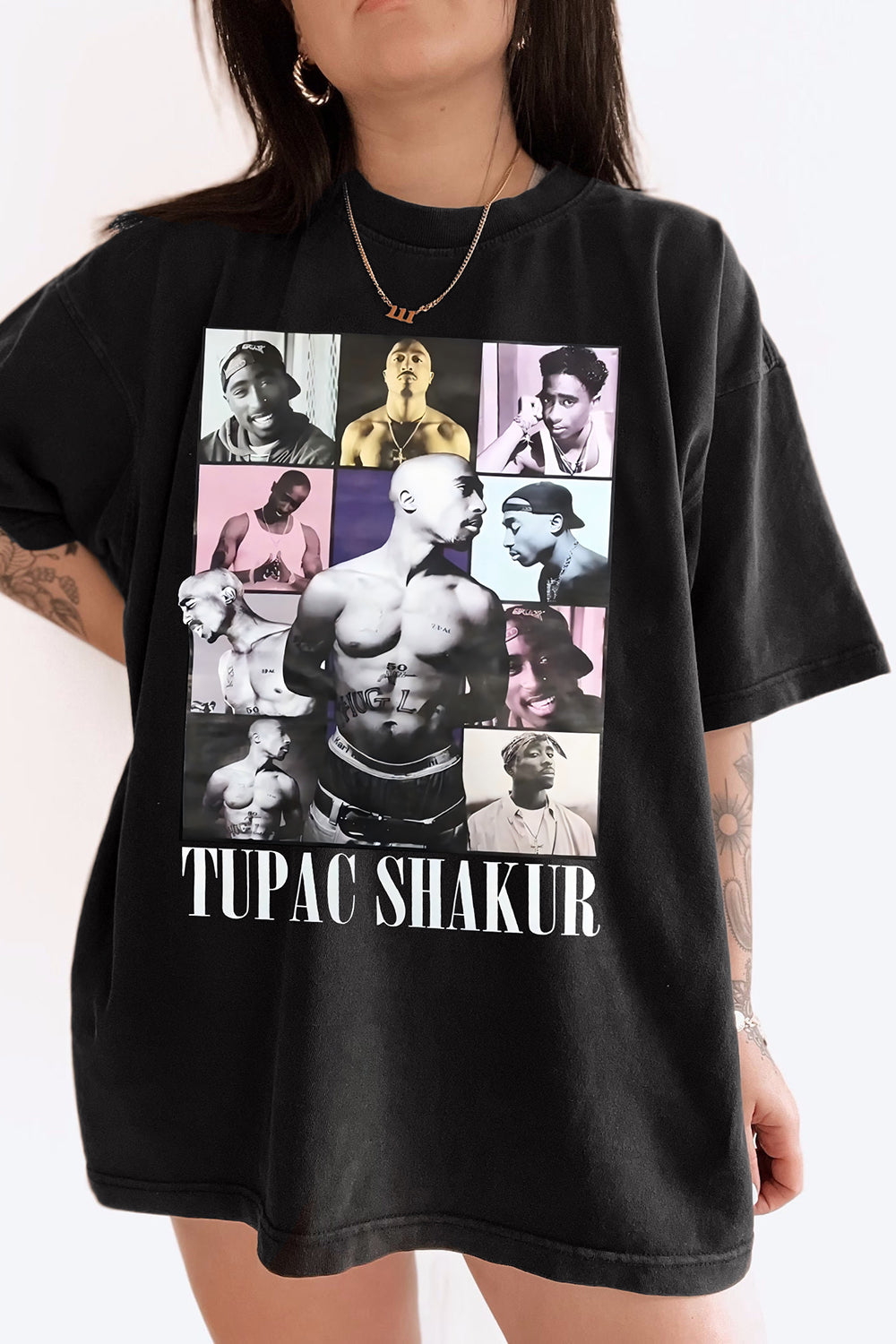 New Tupac Shakur Graphic Tee For Women