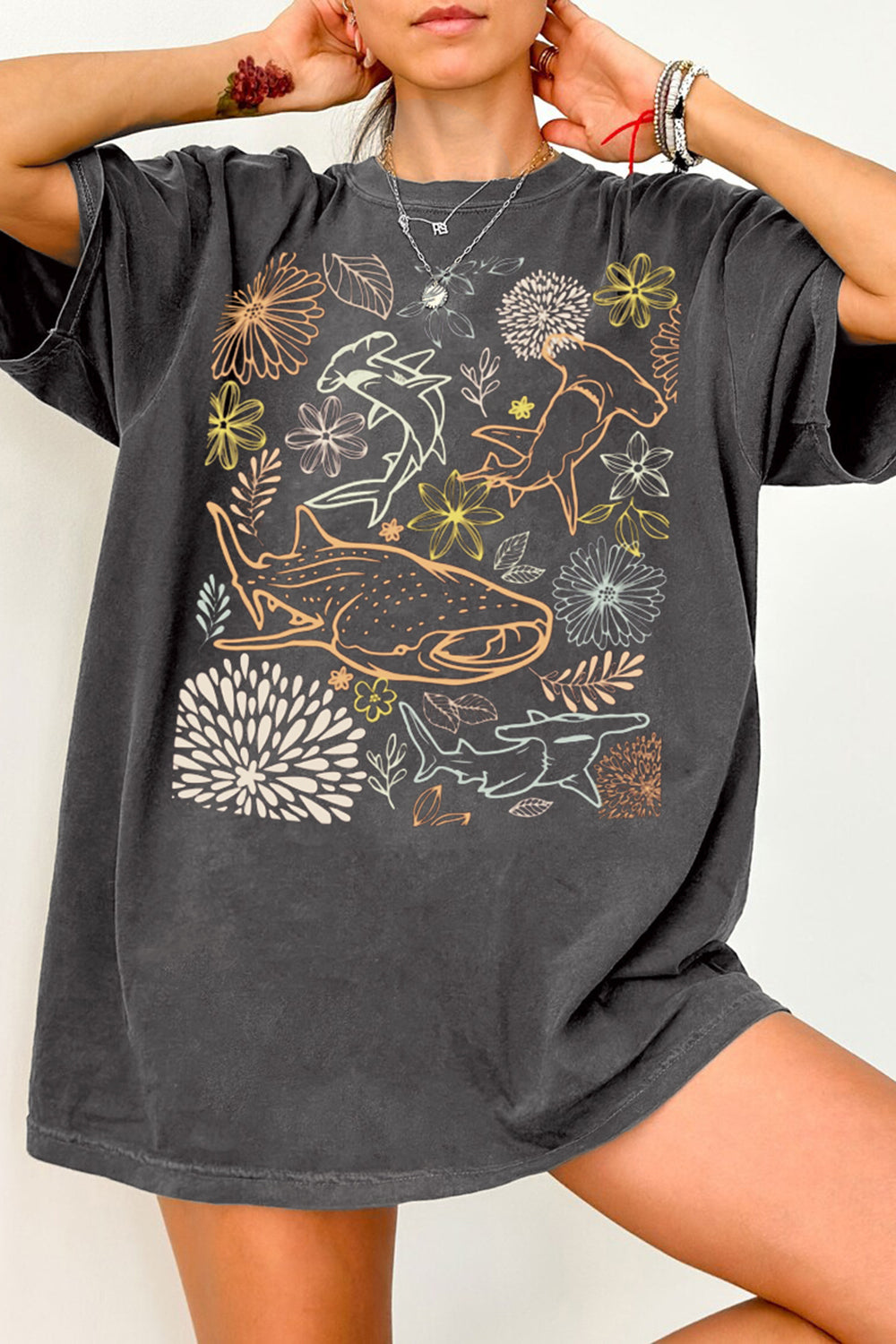 New Trendy Shark Tee For Women