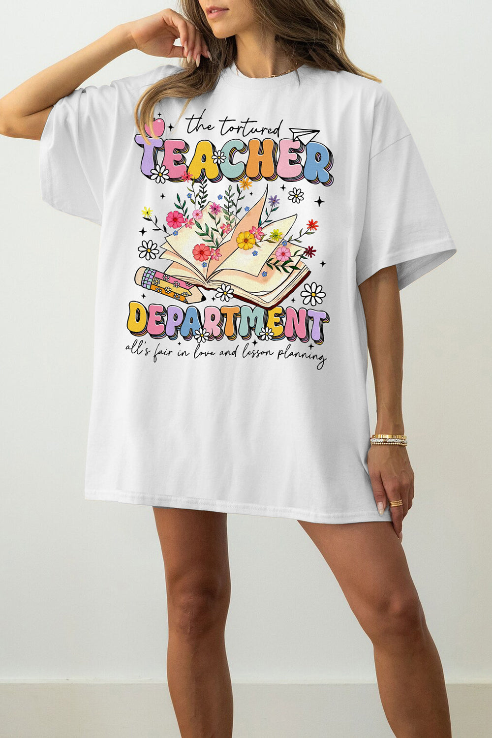 New Tortured Teachers Tee For Women