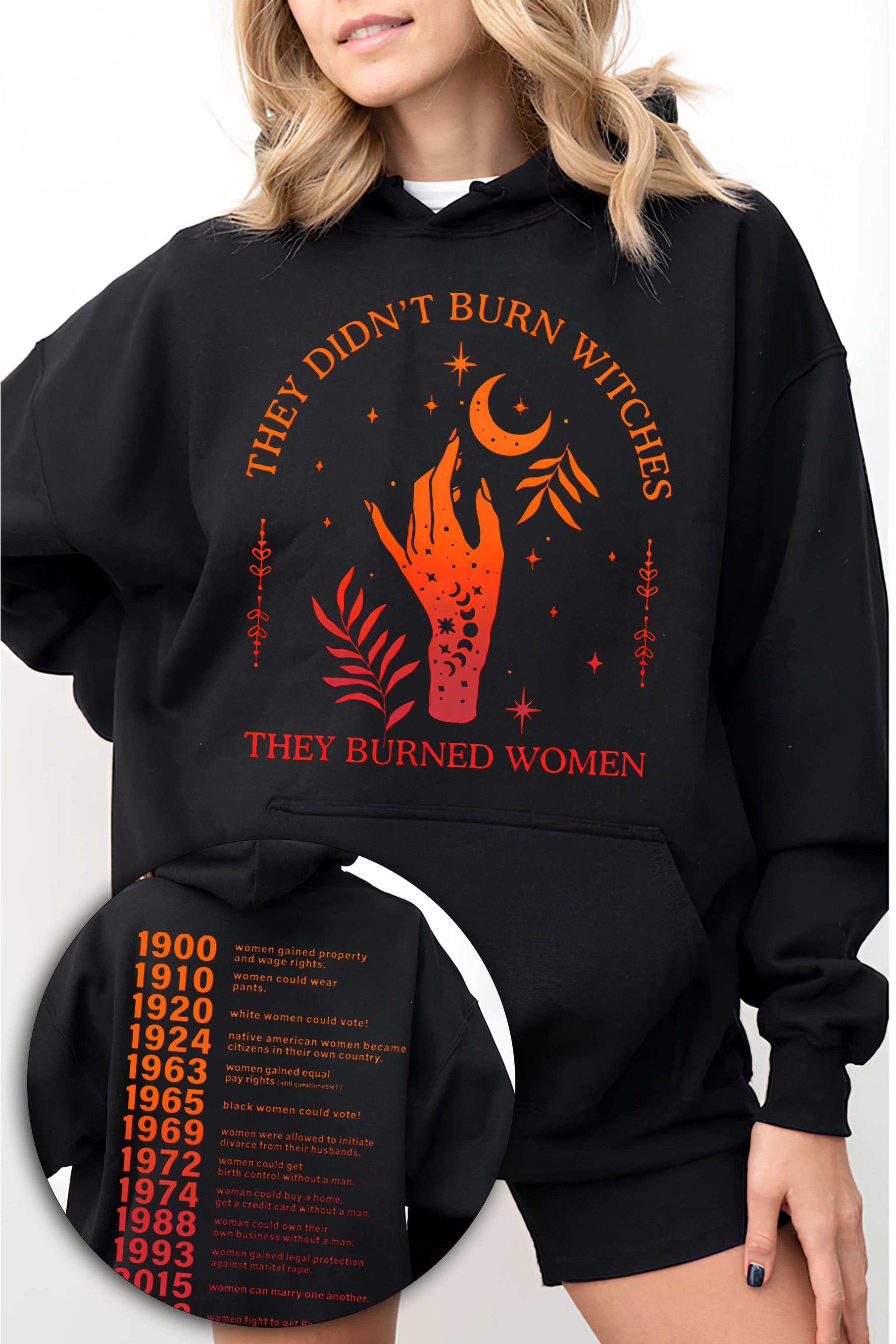 New They Didn’t Burn Witches They Burned Women Hoodies For Women