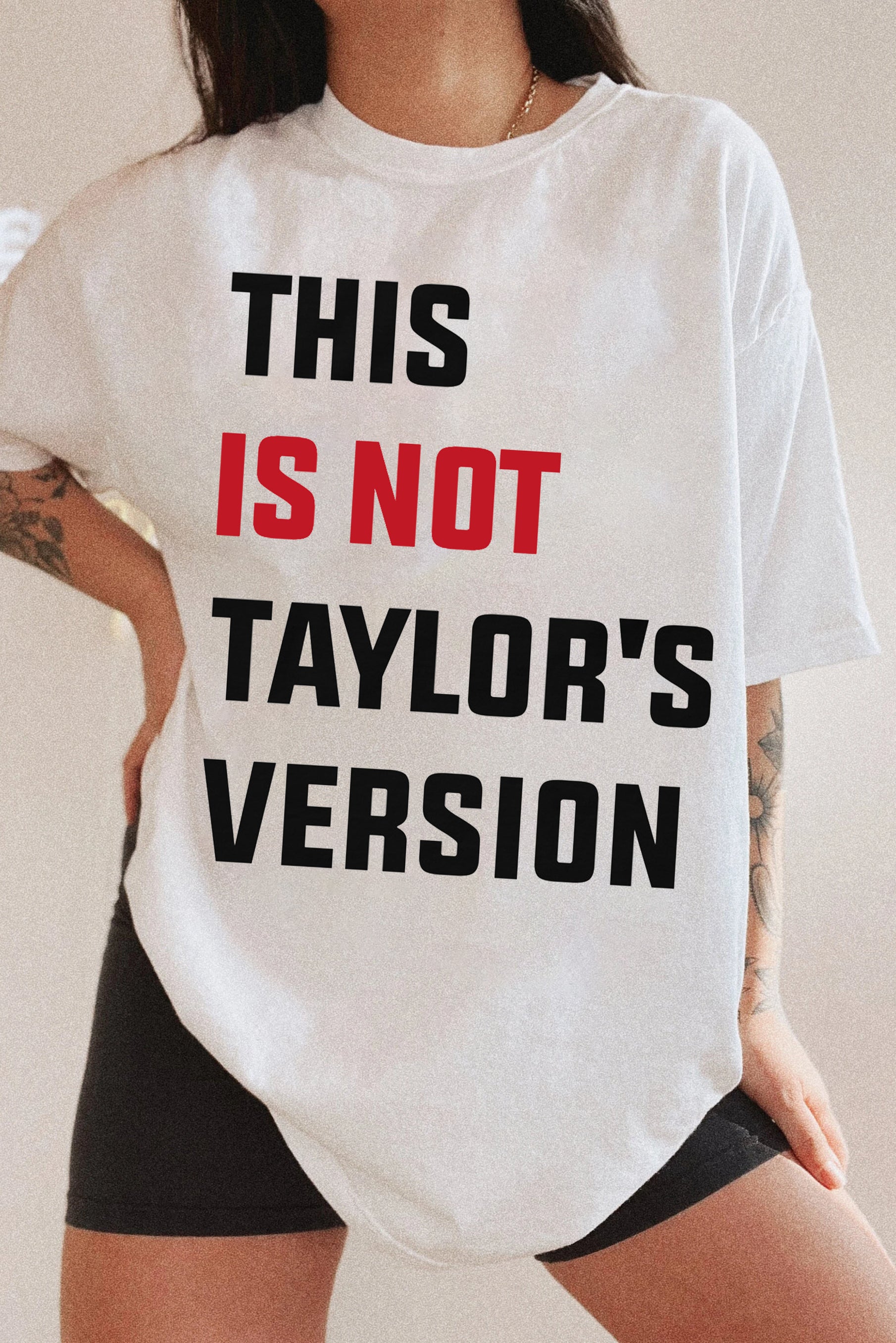 New THIS IS NOT TAYLOR’S VERSION TAYLOR FAN Tee For Women