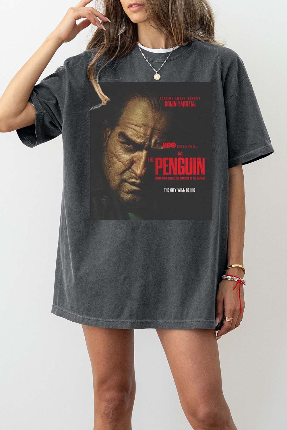 New The Penguin Tv Series Classic film The Batman Movies Tee For Women