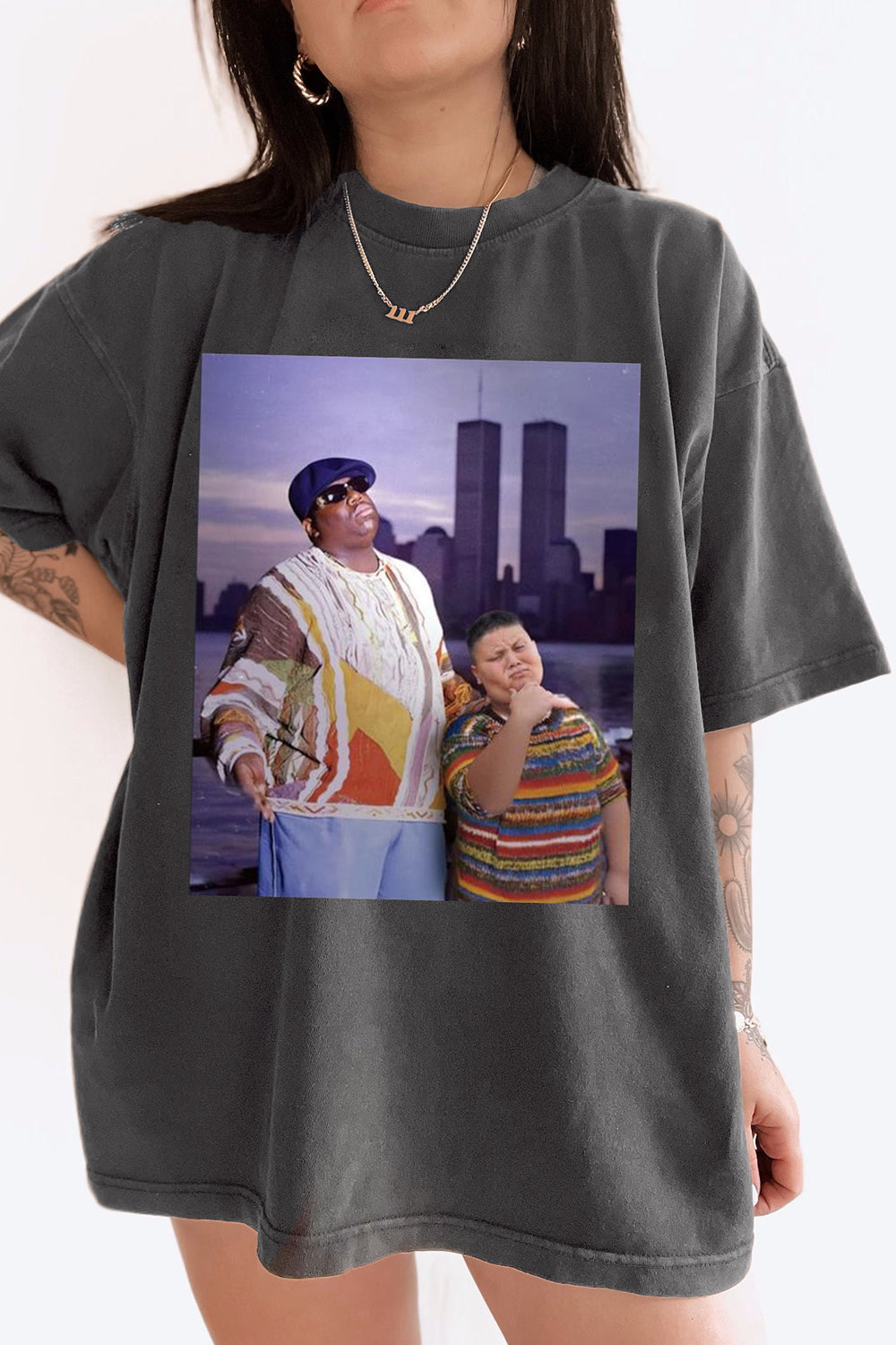 New The Rizzler And Biggie New York Rapper Costco Guys Tee For Women