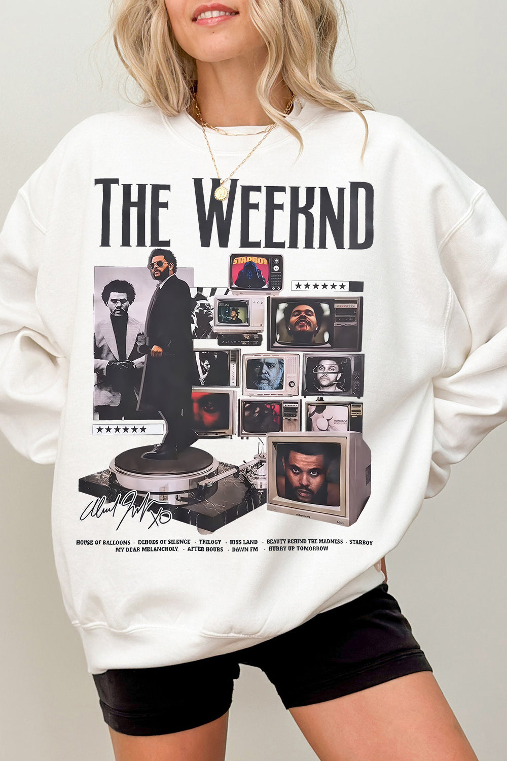 The Weeknd Album Hurry Up Tomorrow Sweatshirt For Women