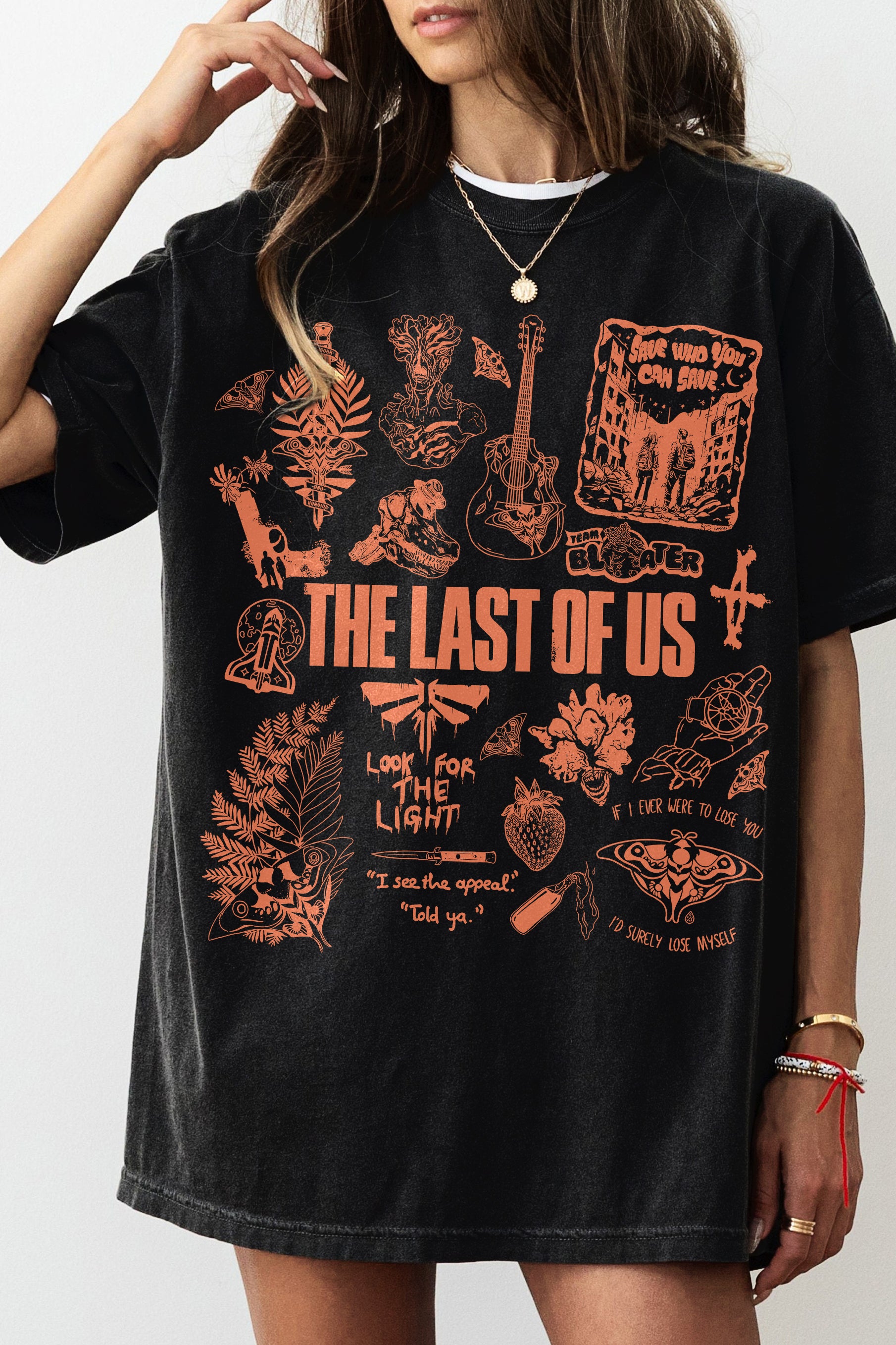 New The Last Of Us Movie Doodle Art Tee For Women