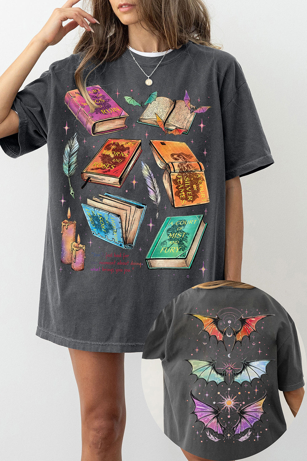 New The Bat Boys Velaris Book Lover Tee For Women