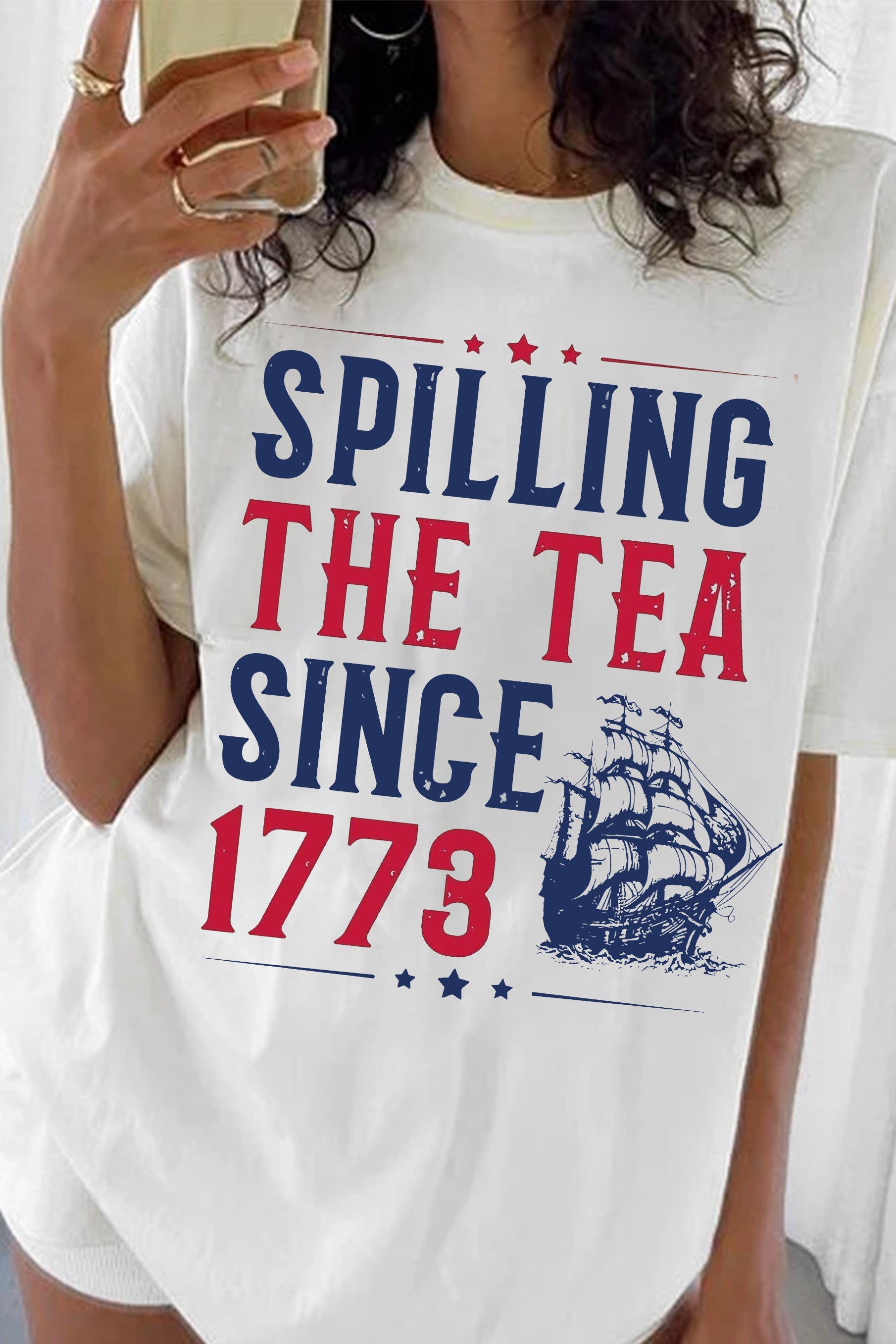 New Tee For Women 4th of July Tee For Women