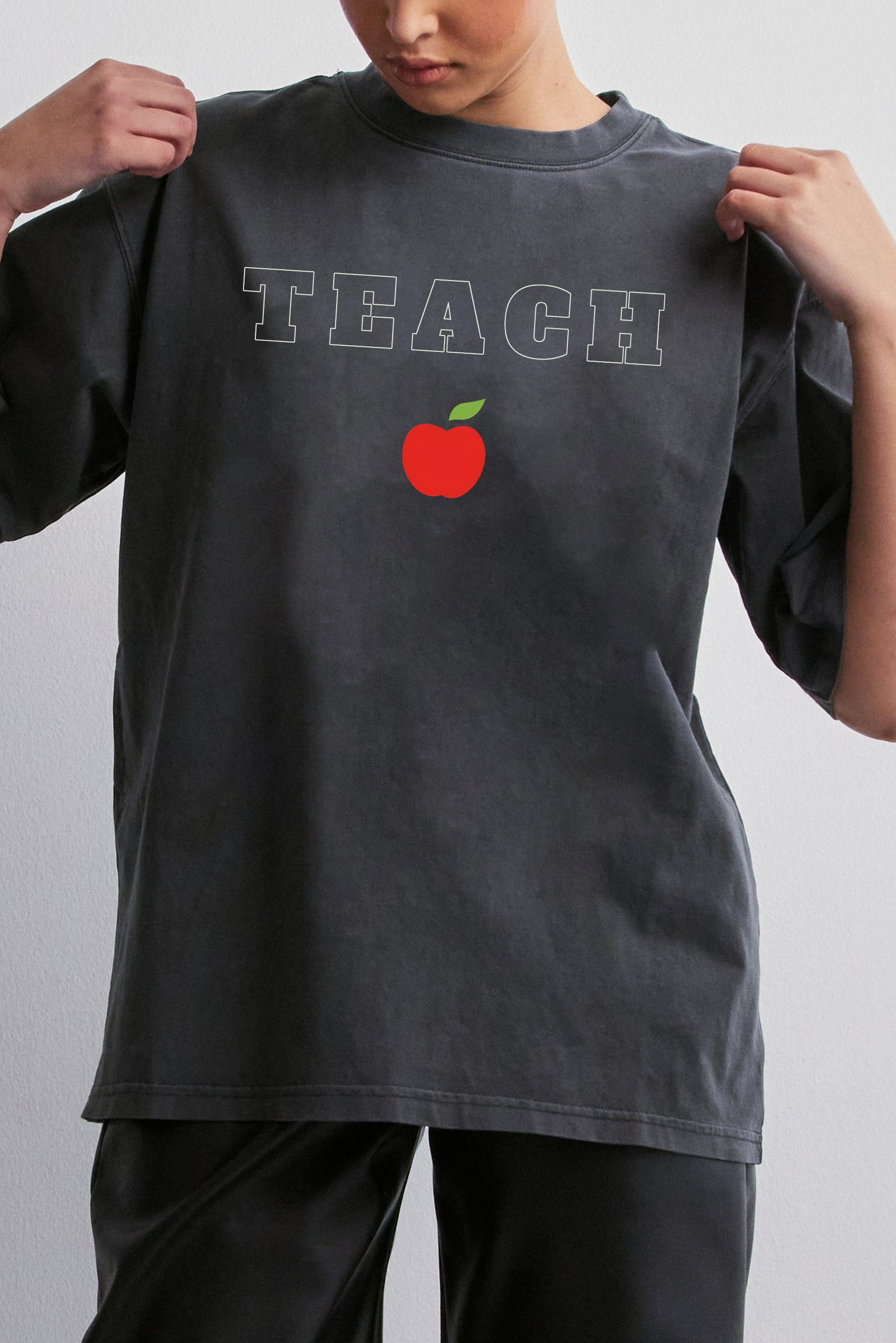 TEACH Print BACK TO SCHOOL Tee For Women
