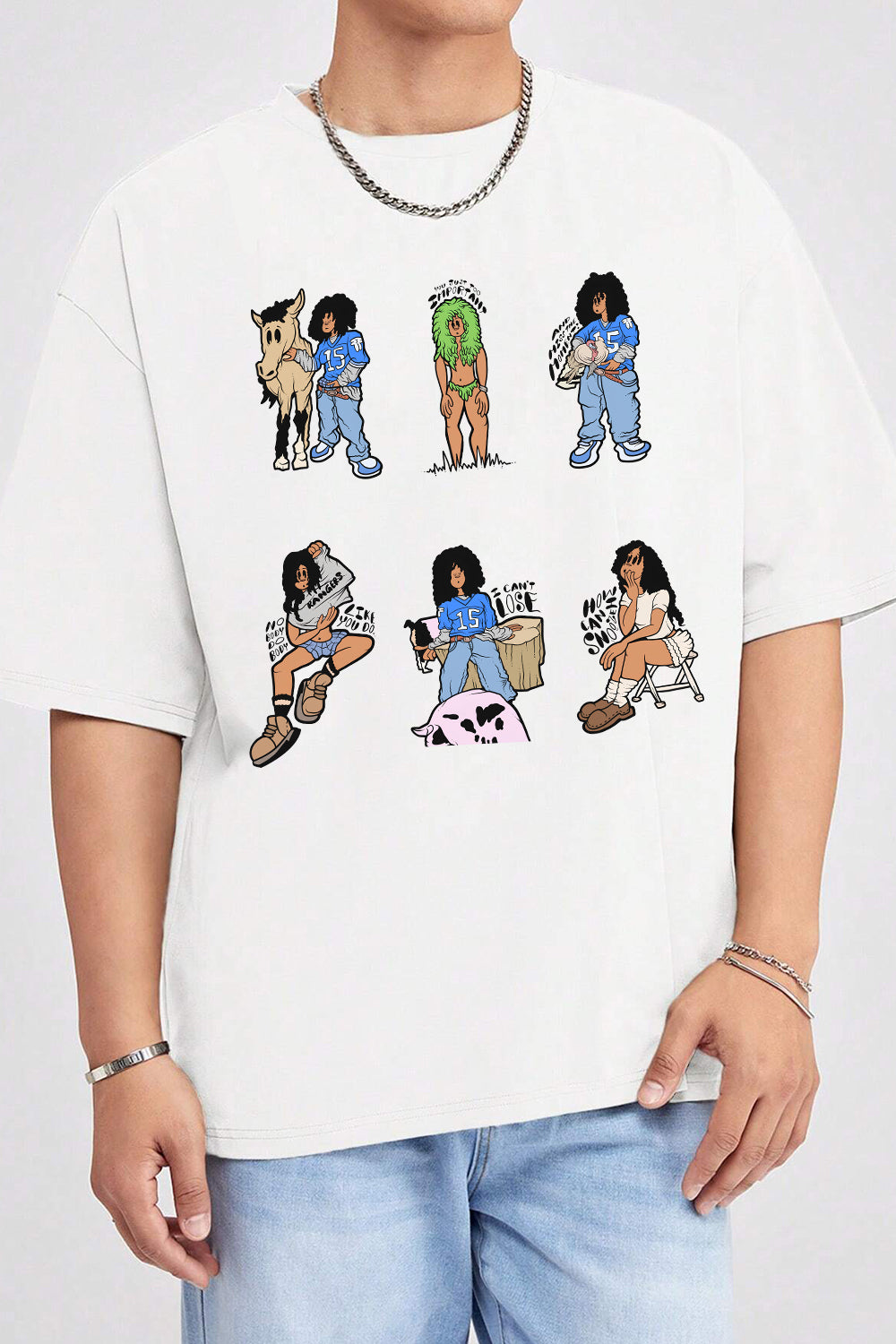 New SZALANA slides Tee For Men
