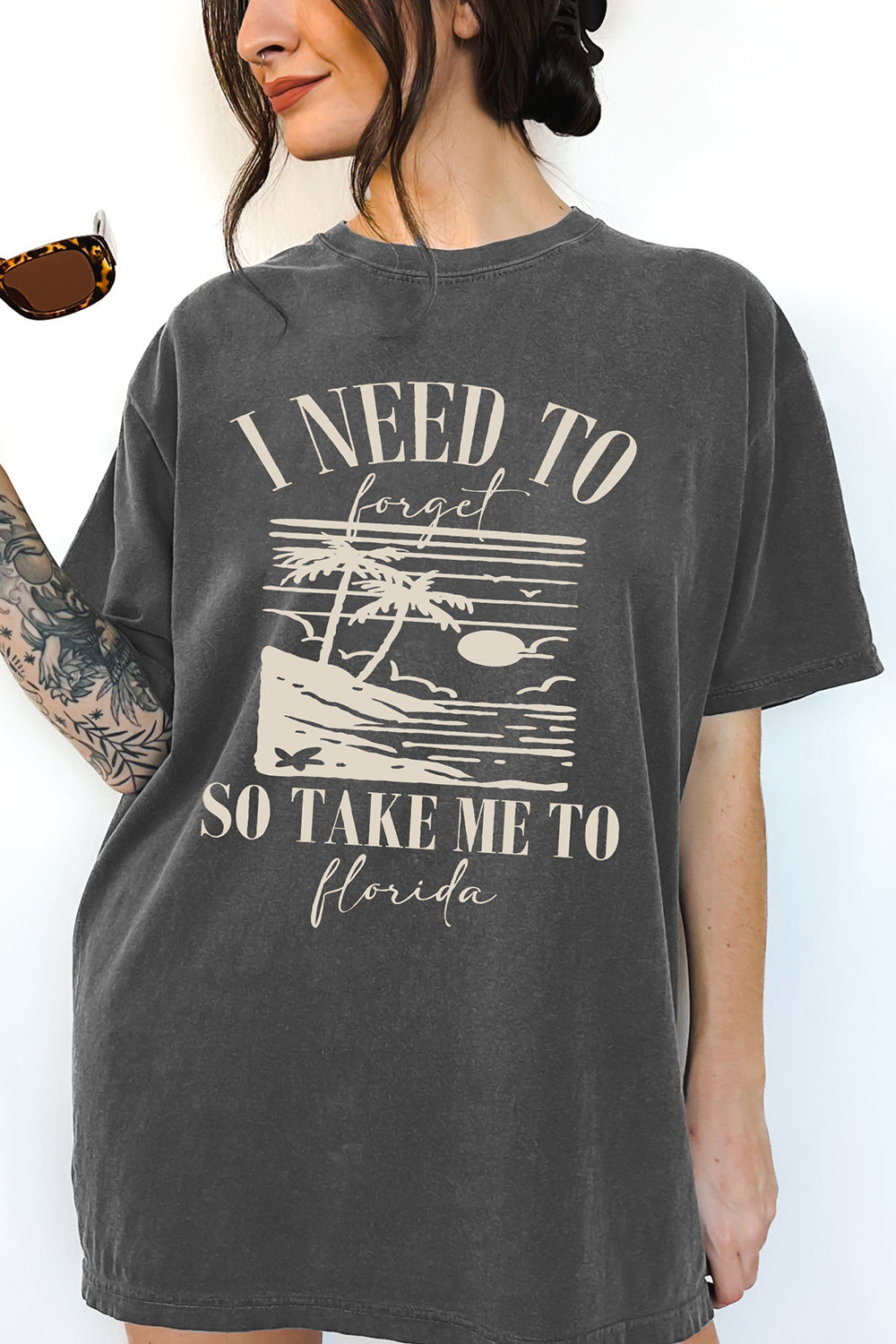 New Take Me To Florida Poet Album Tee For Women