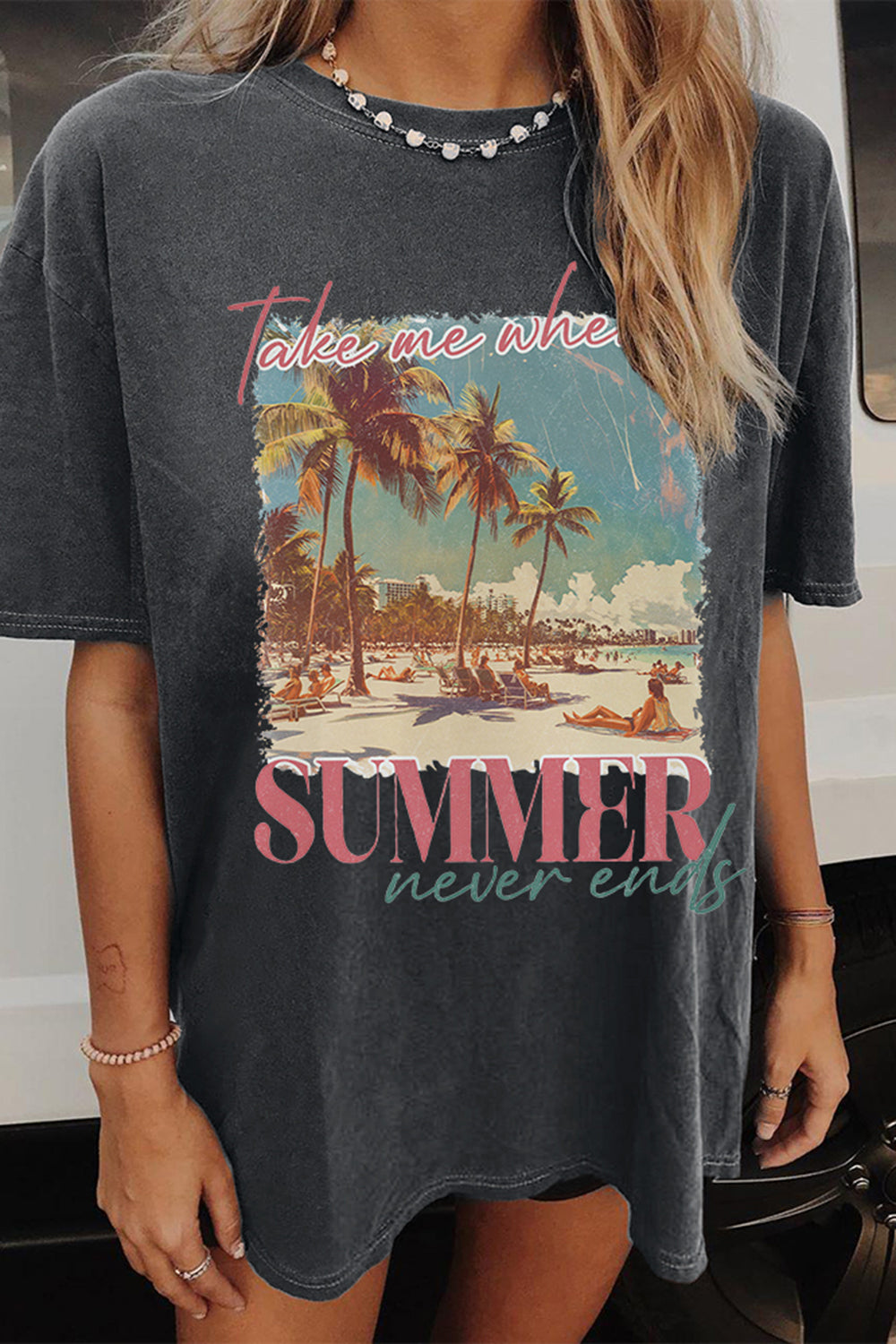 New Take Me Where Summer Never Ends Tee For Women
