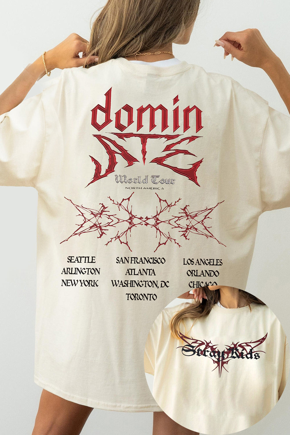 Stray Kids World Tour Tee For Women