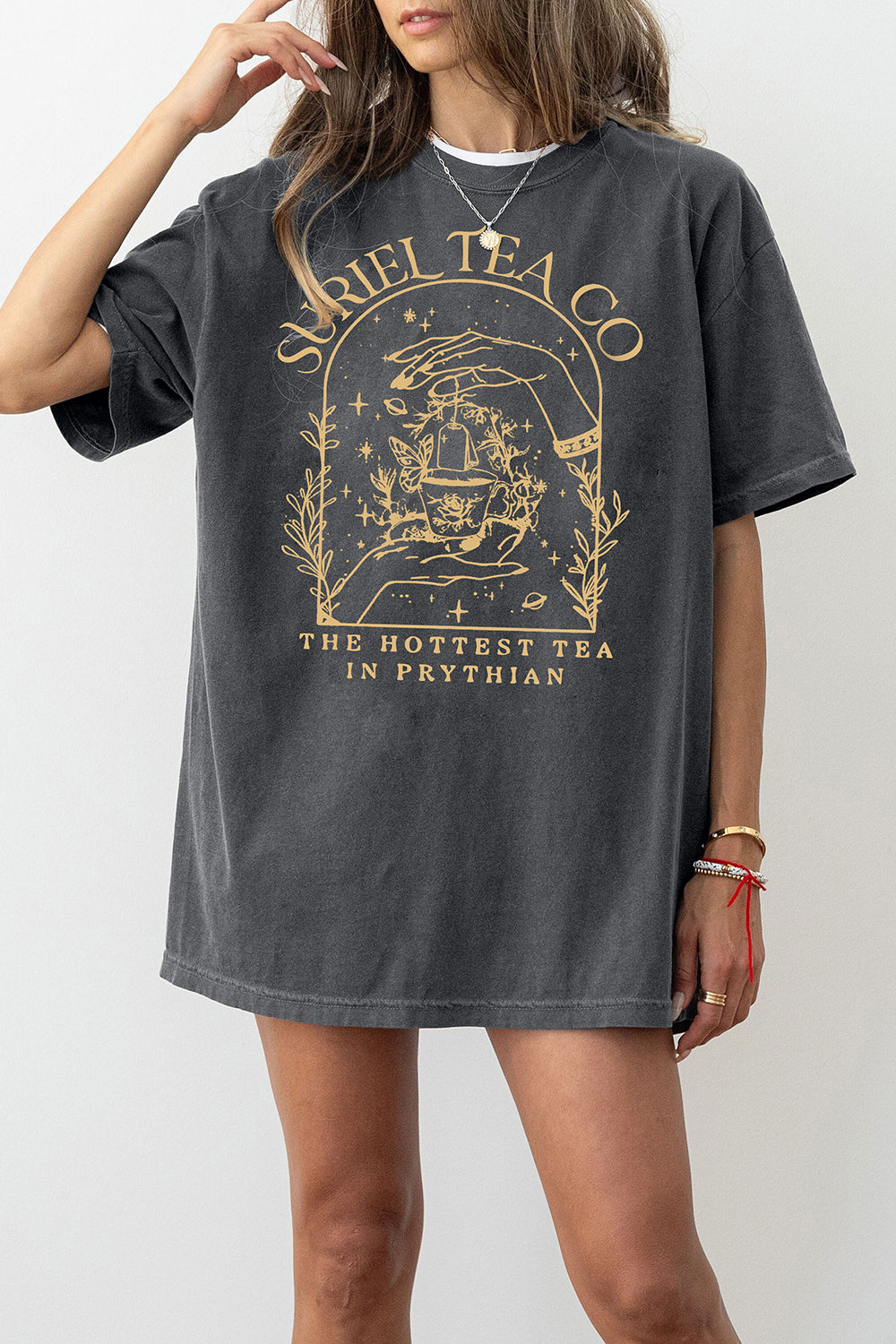 Suriel Tea Co A Court Of Thorns And Roses Bookish Tee For Women