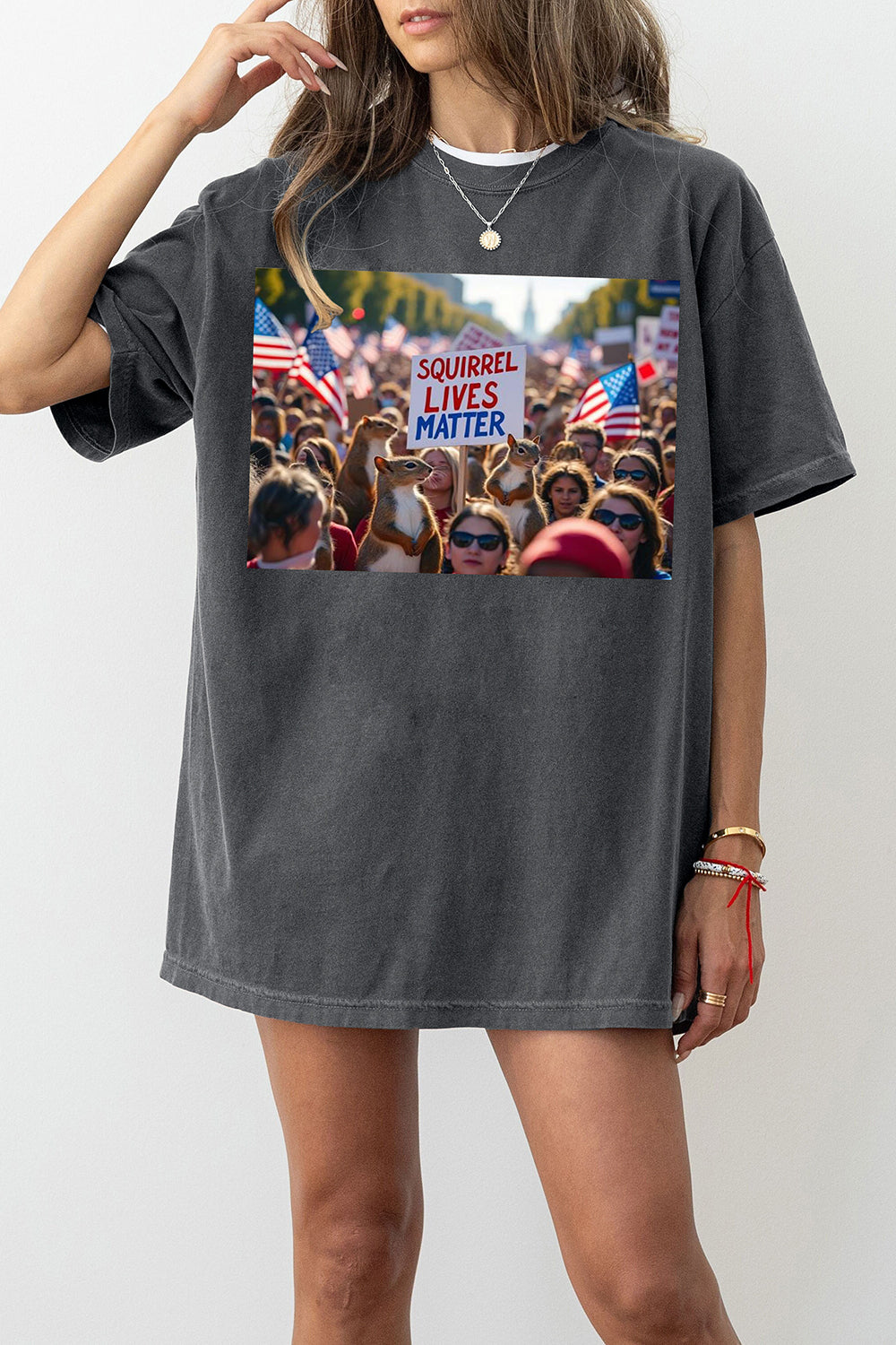 New Squirrel Lives Matter Justice for Peanut Tee For Women