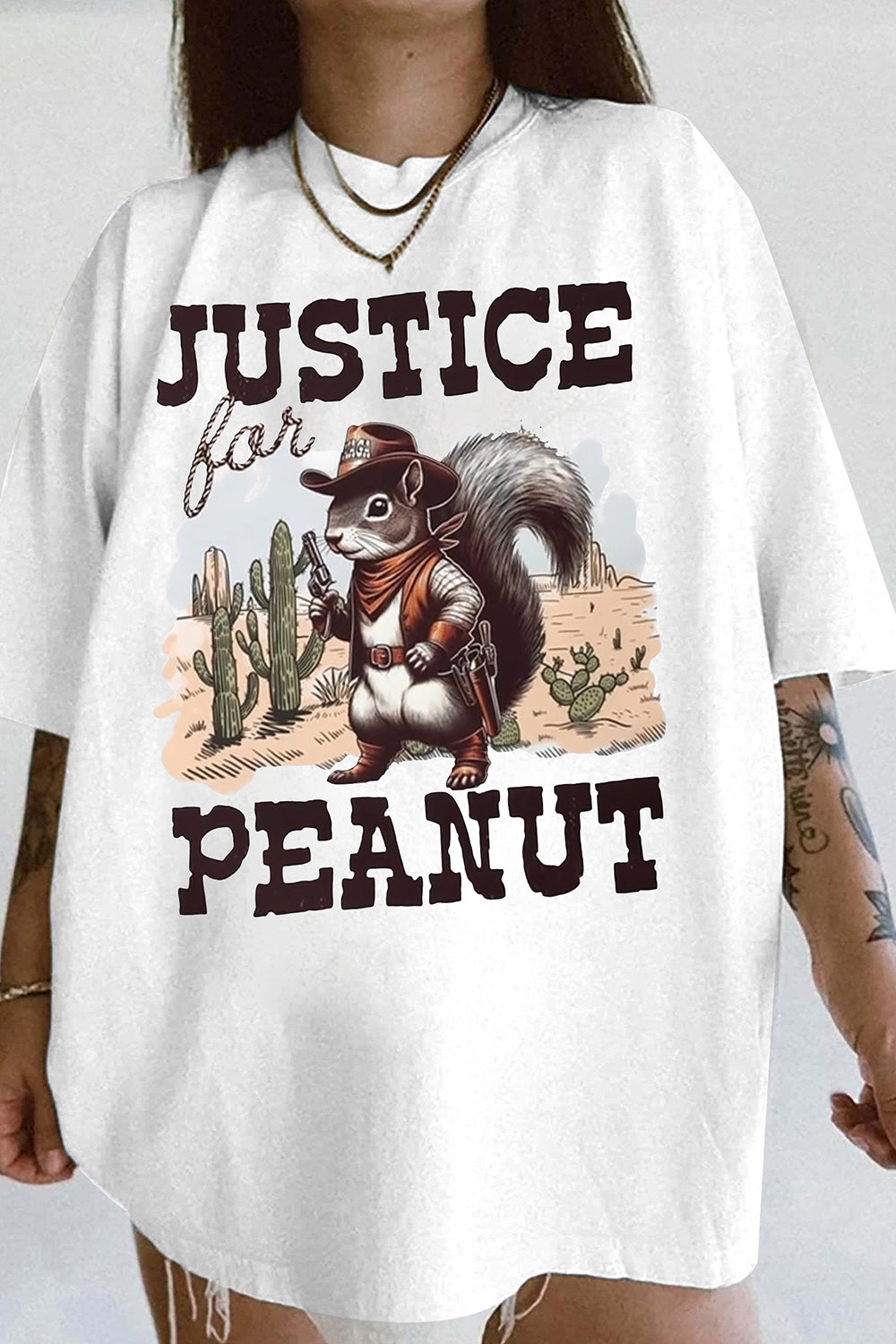 Squirrel Justice For Peanut Tee For Women