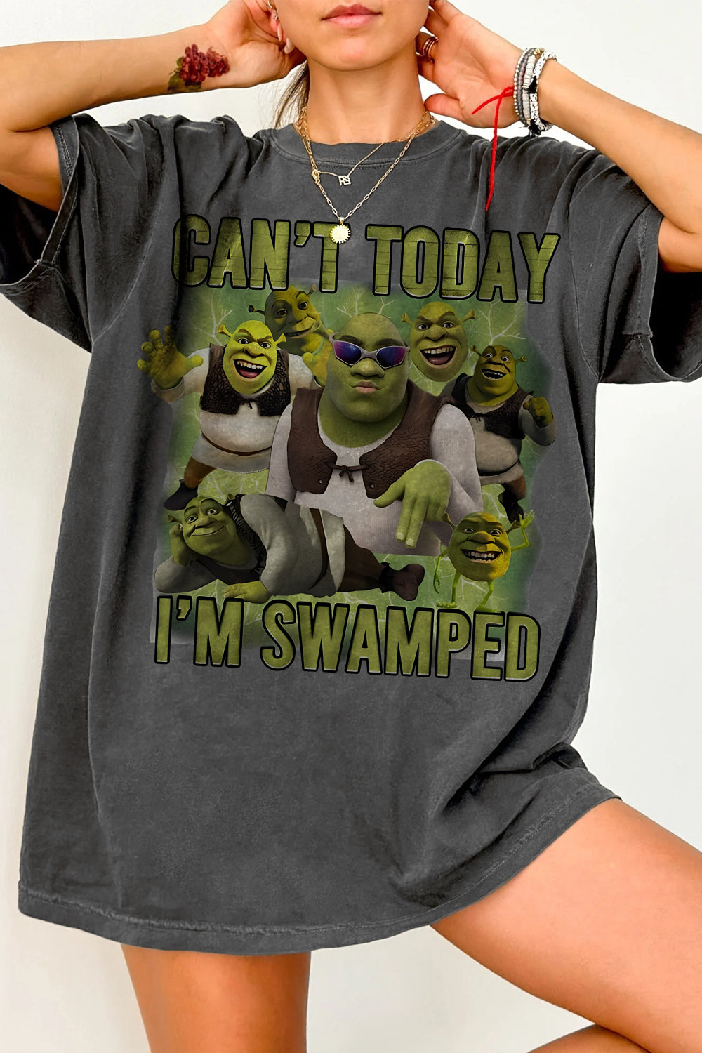 New Shrek Face Meme Tee For Women