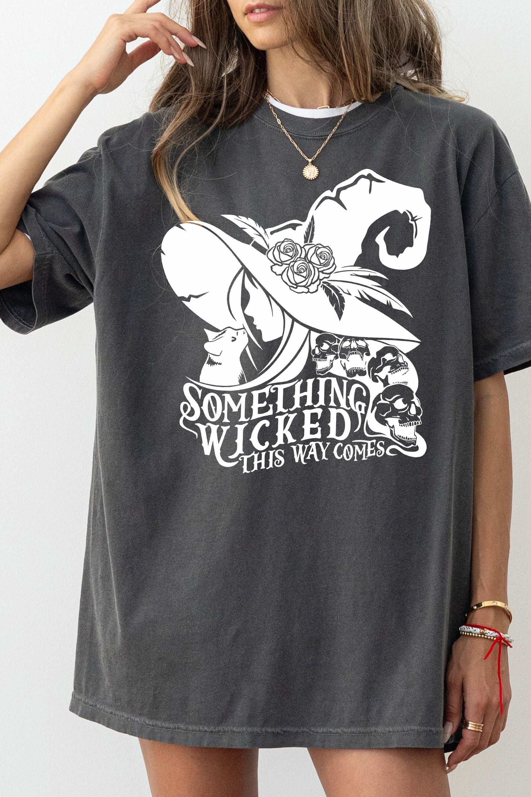 New Something Wicked This Way Comes Witch Tee For Women
