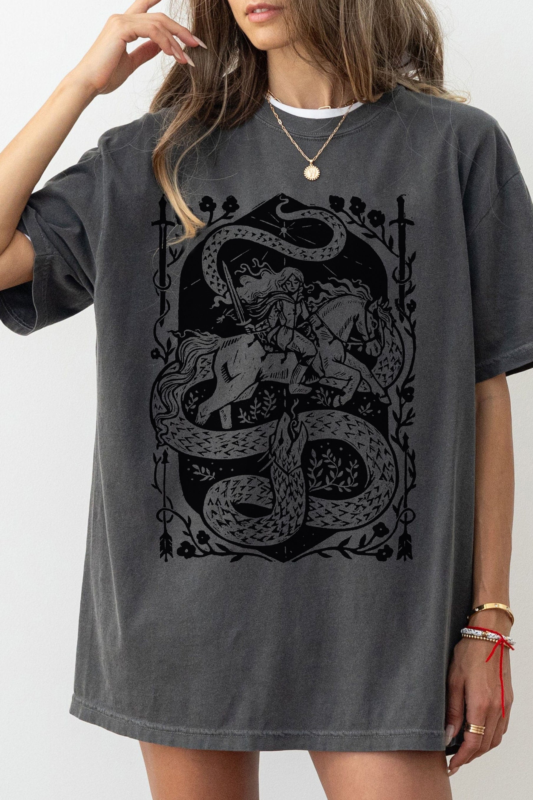 New Slayer Block Female Knight Tee For Women