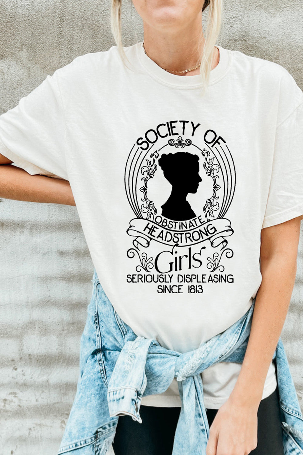 New Society Of Obstinate Headstrong Girls Tee For Women