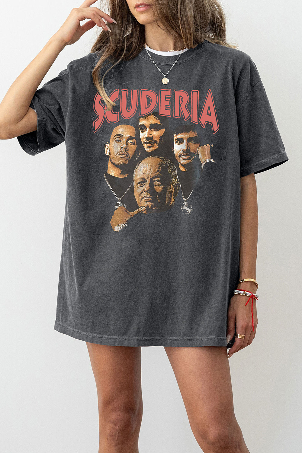 New Scuderia F1 Team Parody Graphic Tee For Women